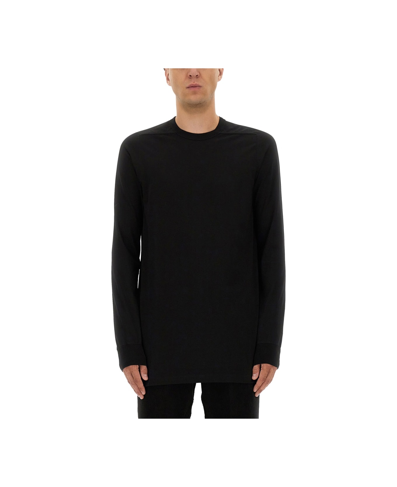Rick Owens Long-sleeved T-shirt - BLACK