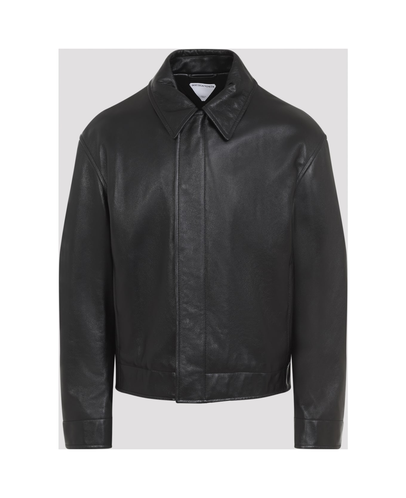 Bottega Veneta Leather Jacket - Black