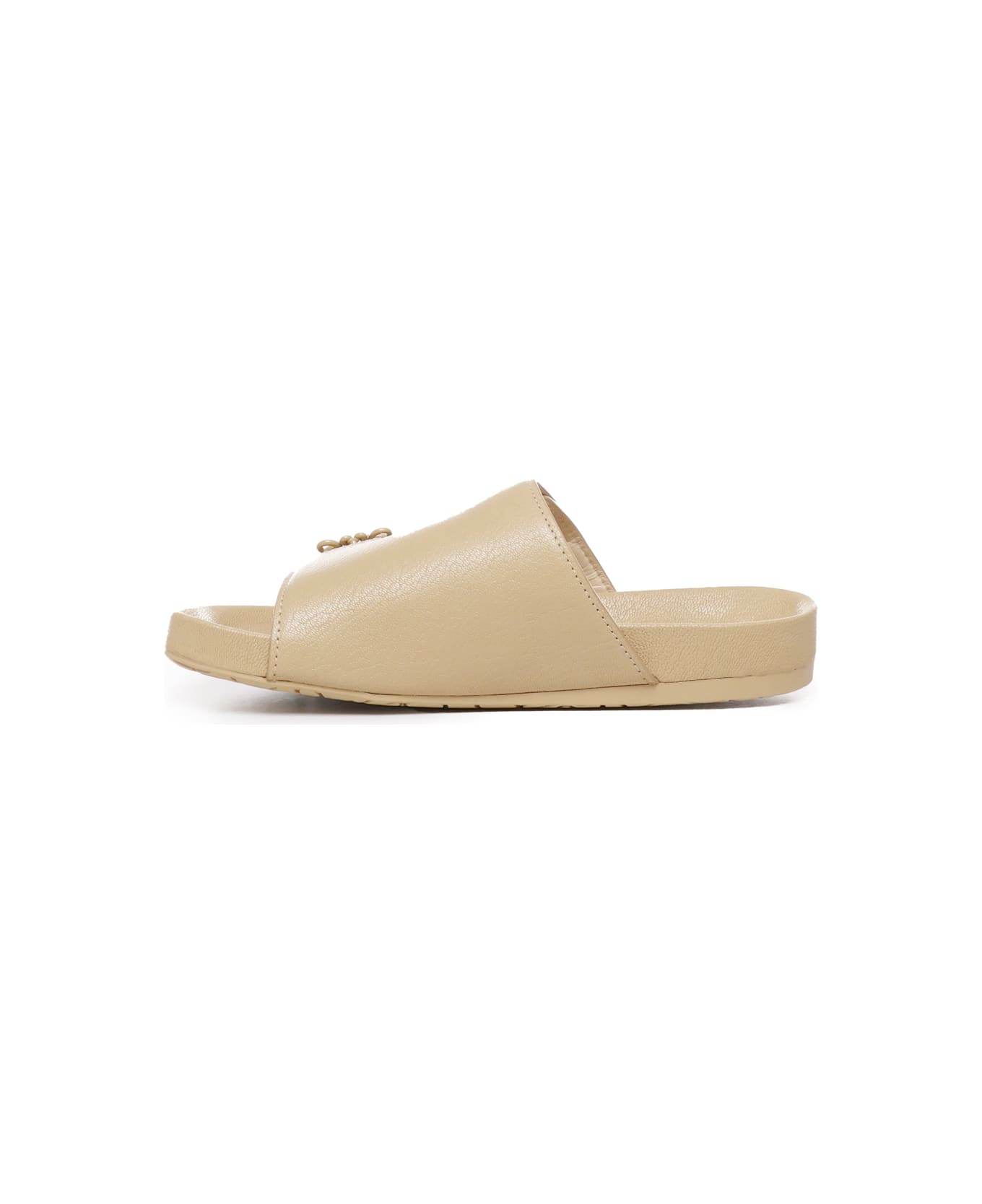 Loewe Goat Leather Slide Sandal - MEDIUM CONCEALER