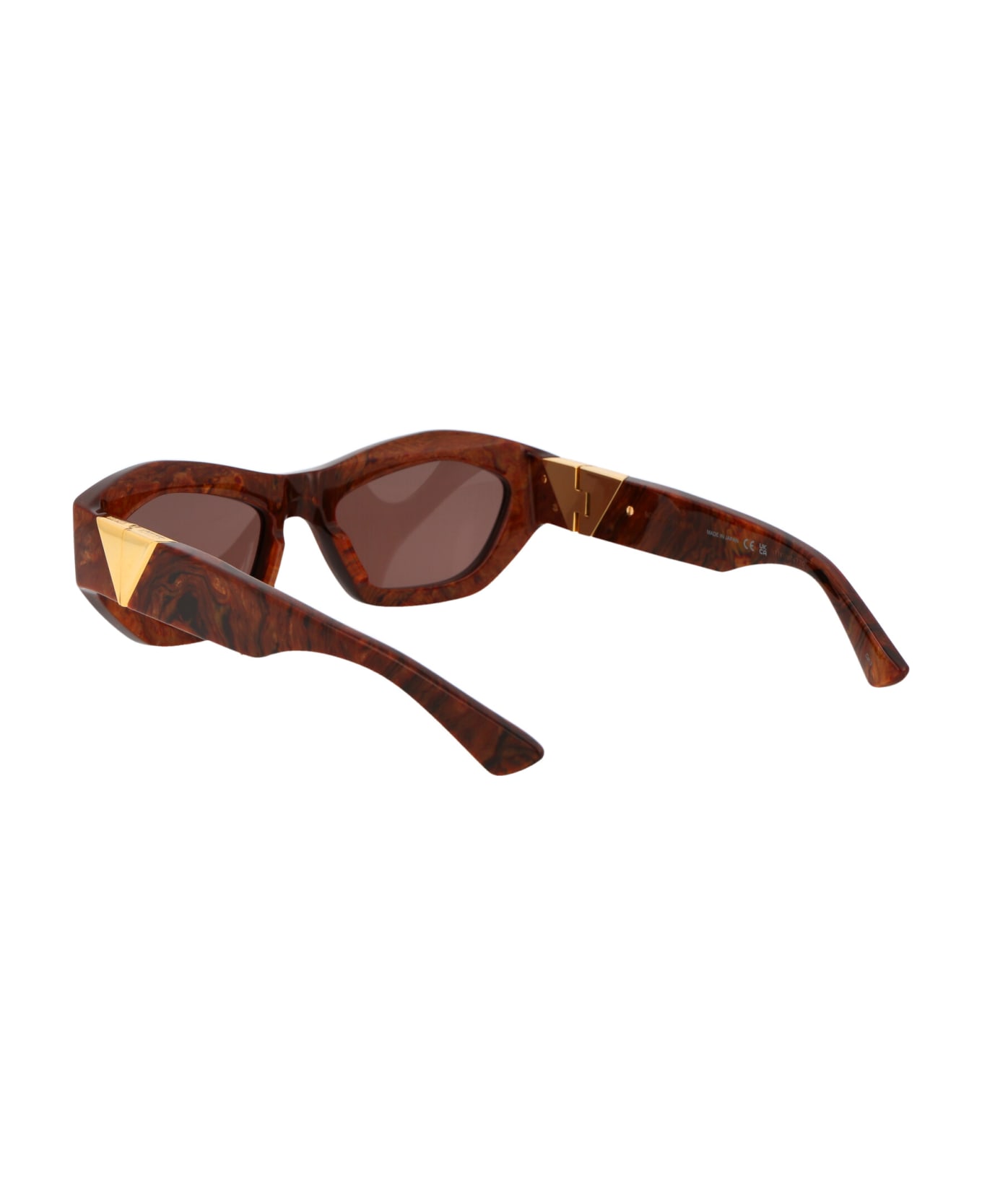 Bottega Veneta Eyewear Bv1221s Sunglasses - 005 BROWN BROWN BROWN