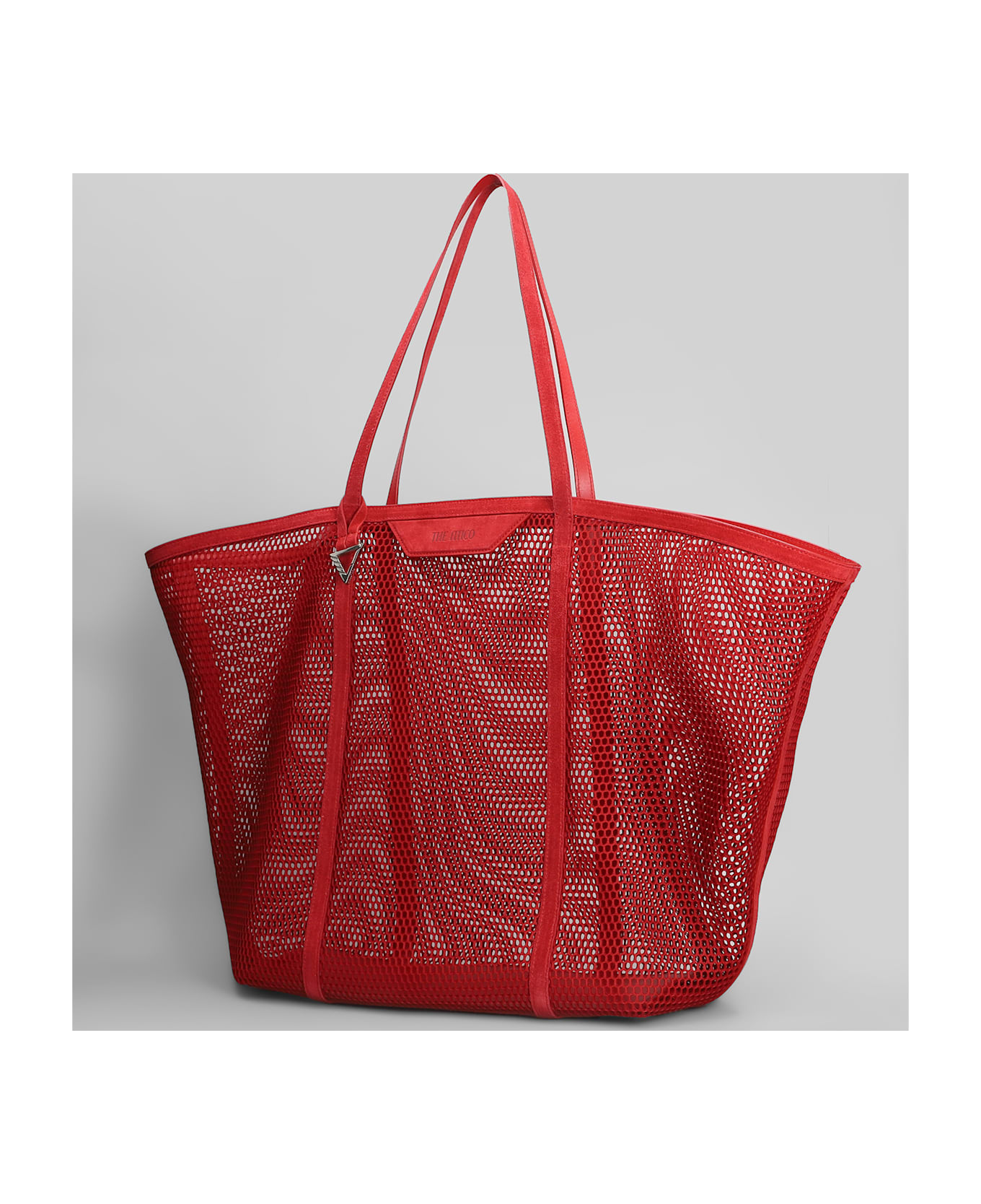 The Attico Via Del Mare Tote In Red Polyester - red