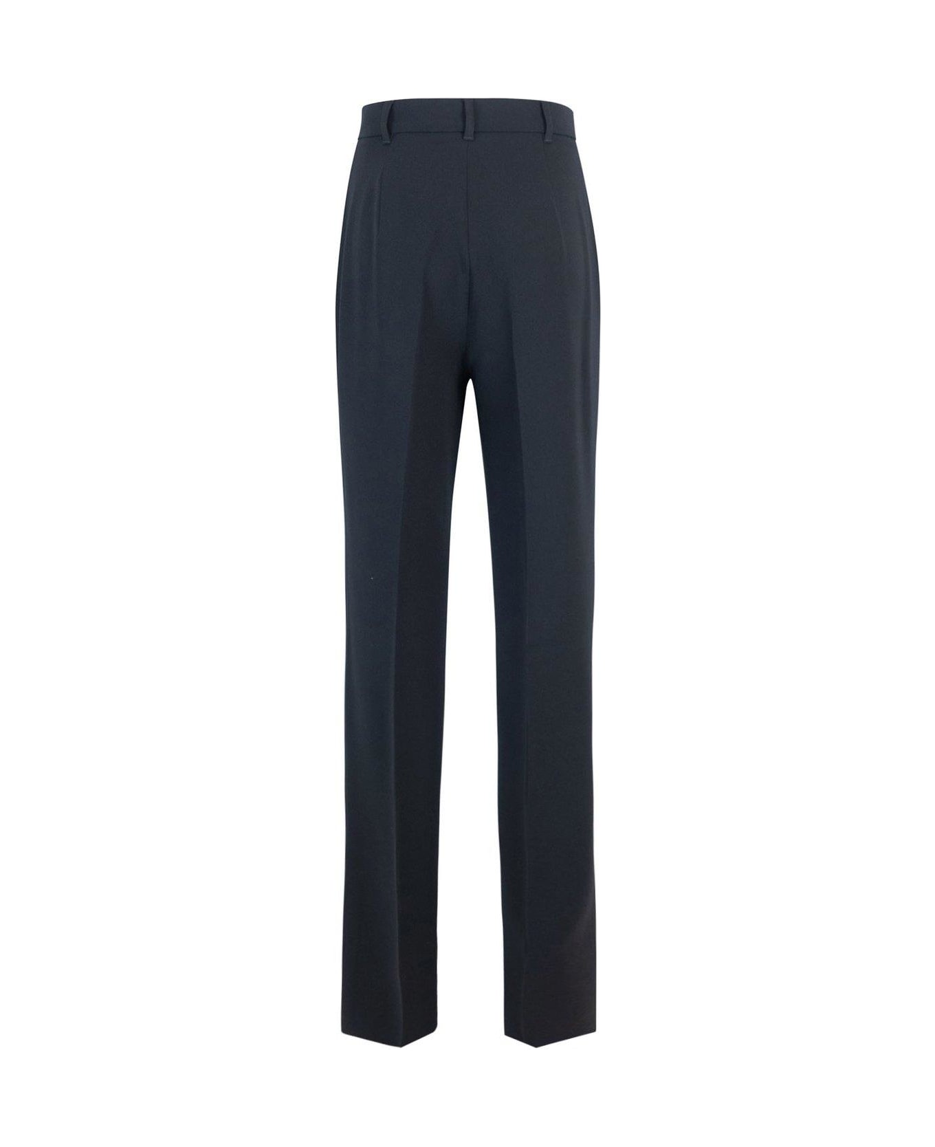 SportMax Long Technical Cady Trousers - Bianco