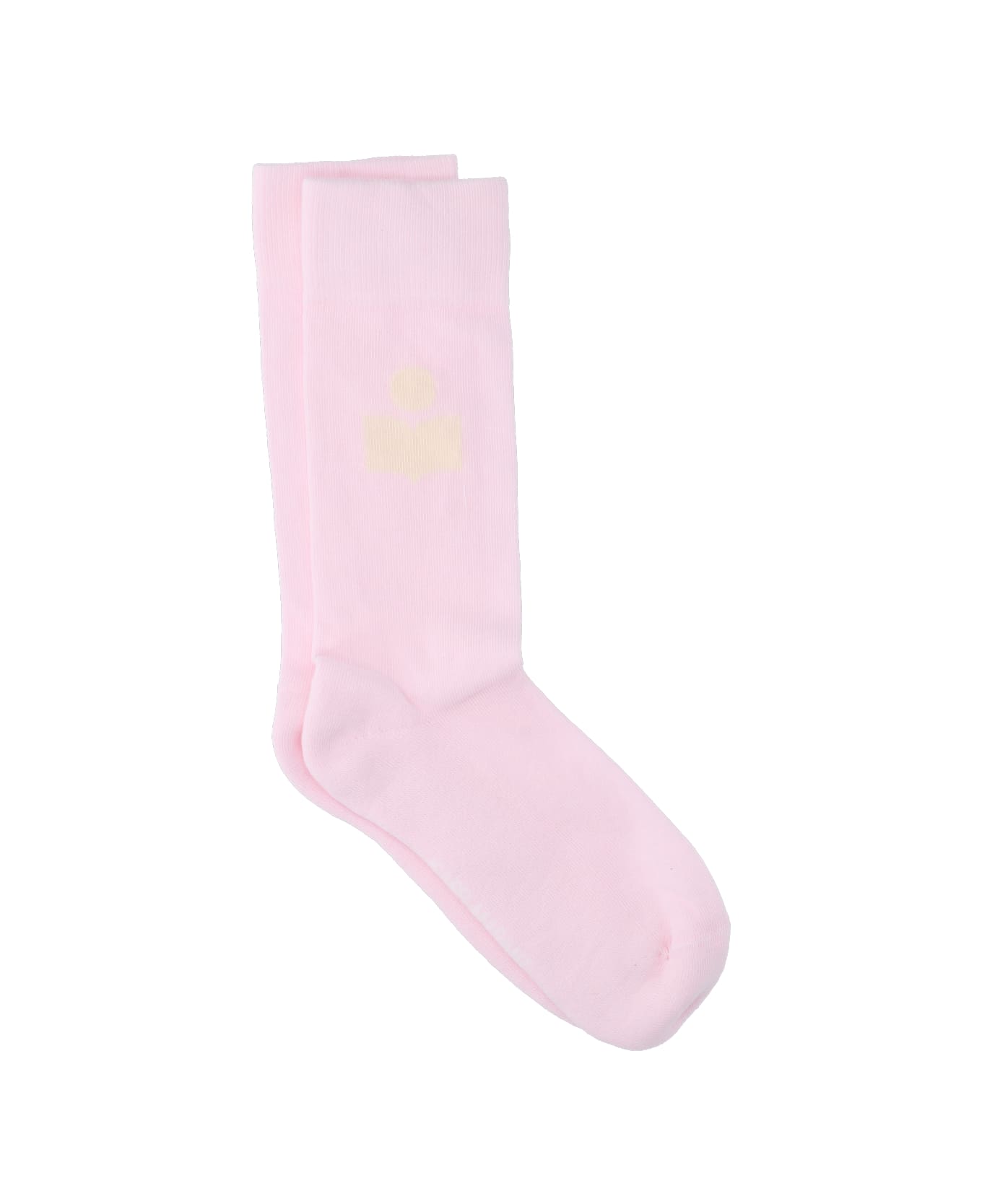 Isabel Marant Logo Socks - Pink 靴下＆タイツ