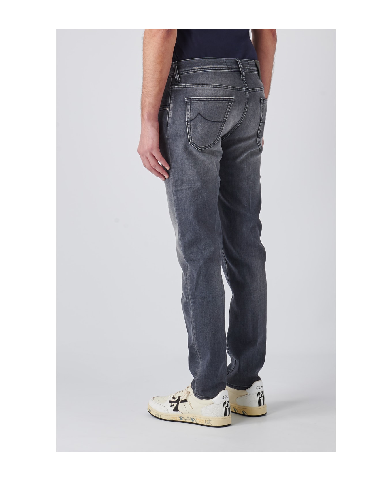 Jacob Cohen Pantalone Super Slim Crop/carrot Trousers - NERO