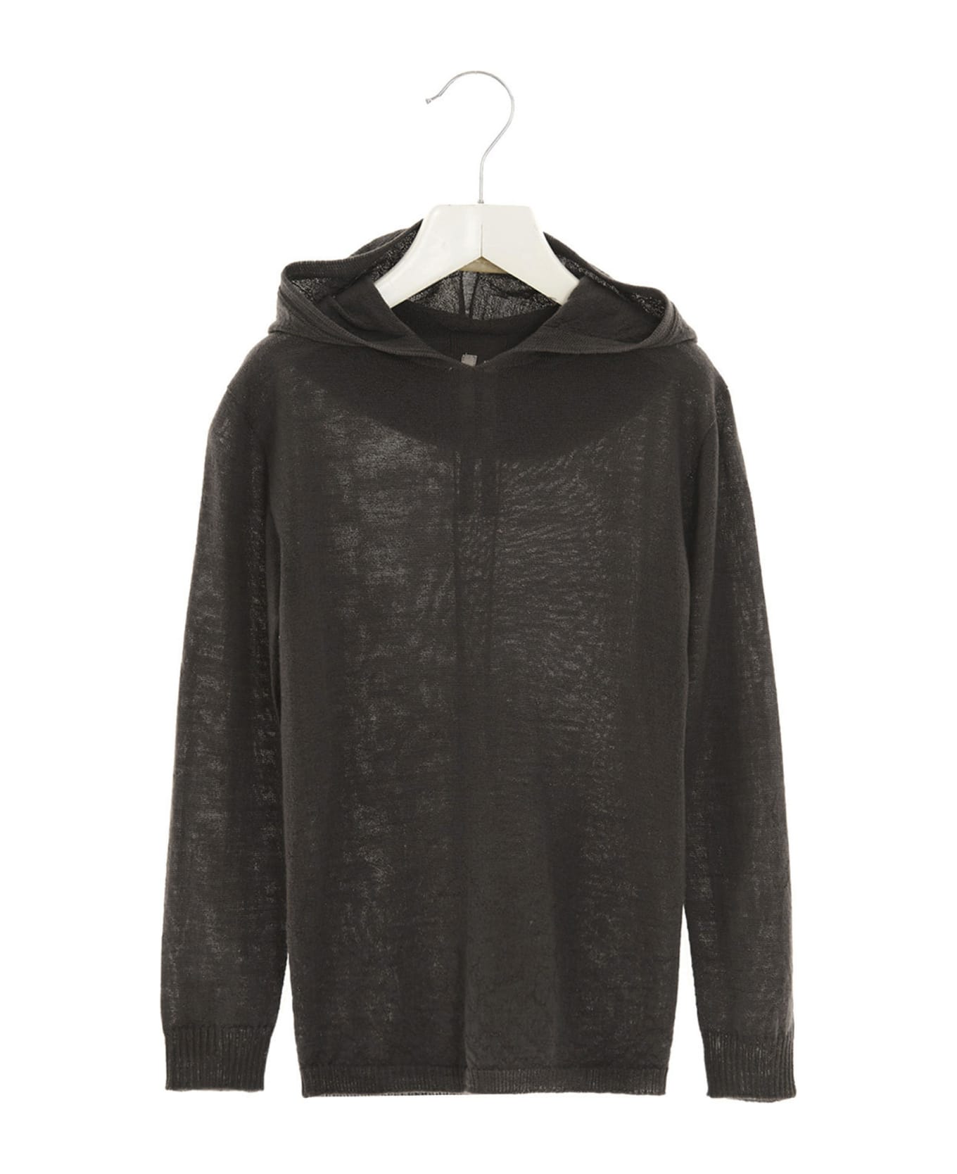 Rick Owens Baby Geo Collection Wool Hoodie - Gray