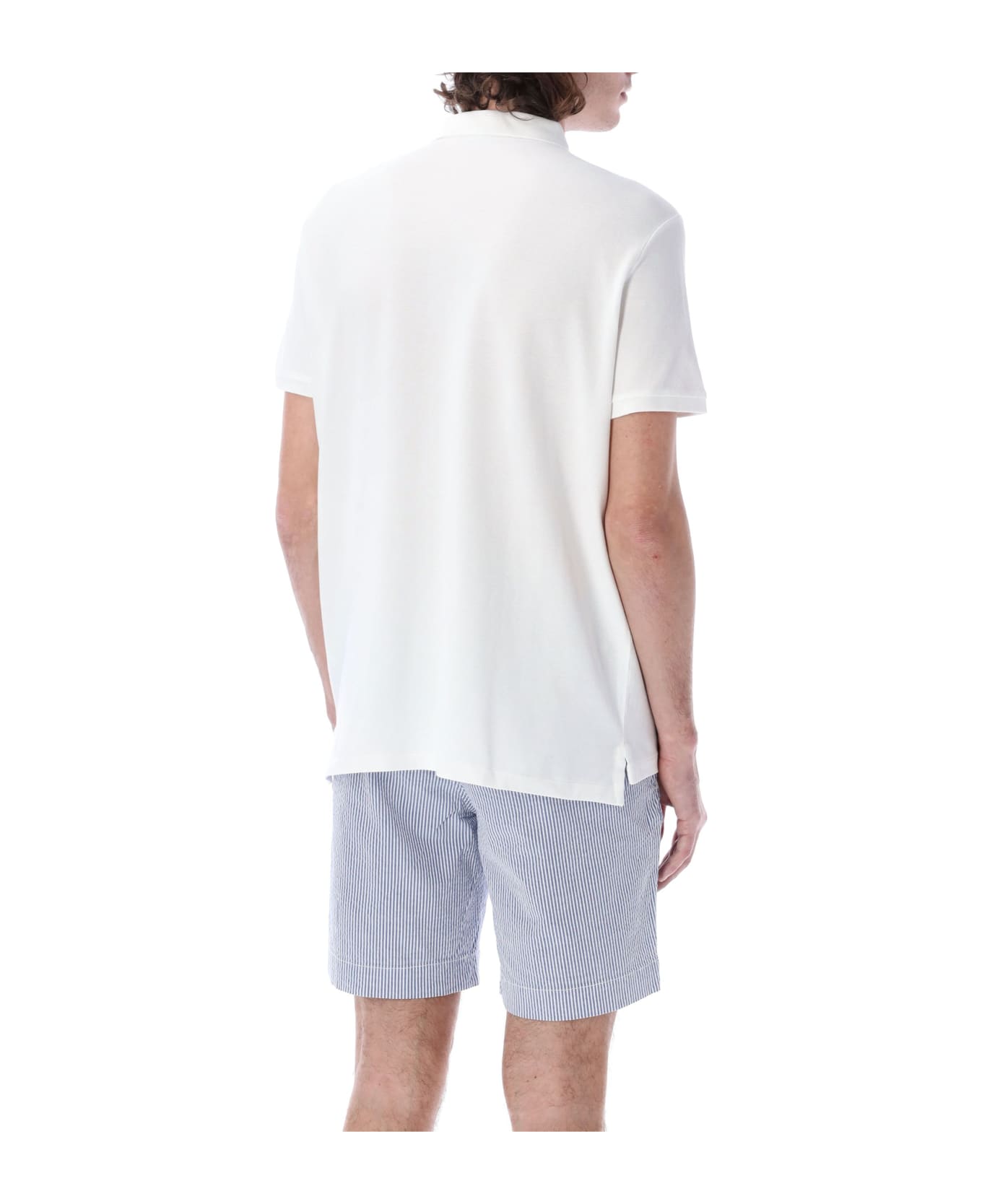 Polo Ralph Lauren Custom Slim Fit Polo Shirt - WHITE ポロシャツ