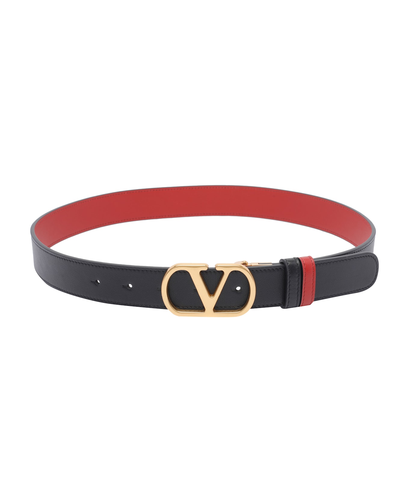 Valentino Garavani Reversible Vlogo Signature Belt - Black