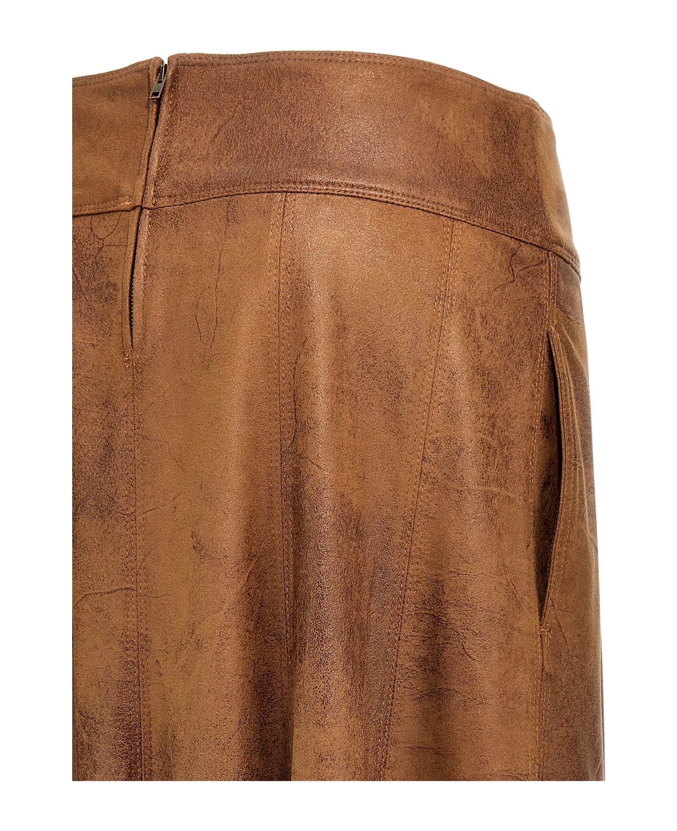 Isabel Marant Genevi Skirt - BUFF