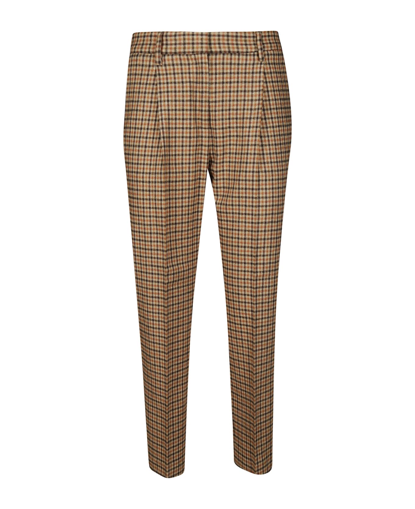 Brag-wette Checked Trousers | italist