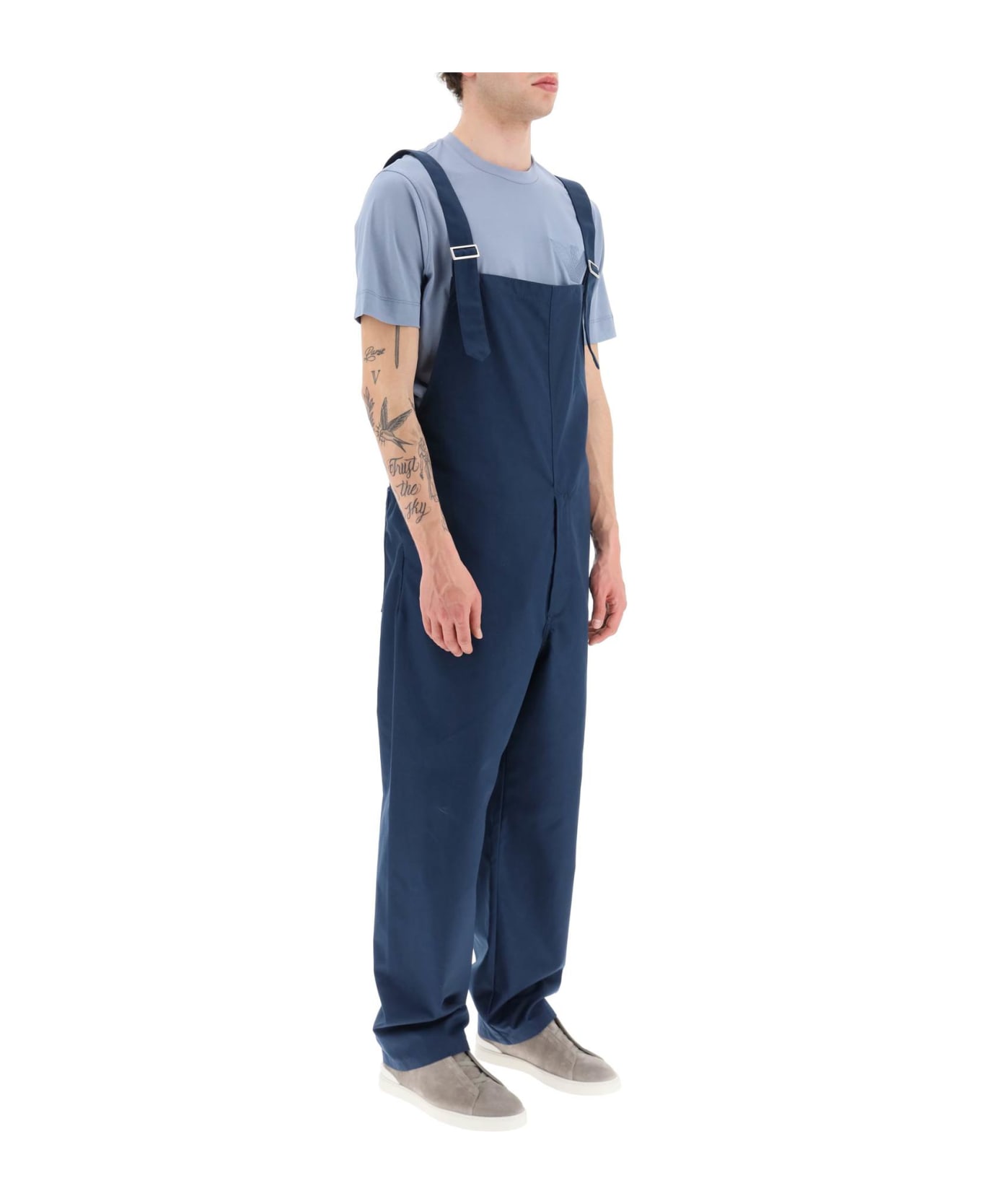 Emporio Armani Recycled Canvas Dungarees