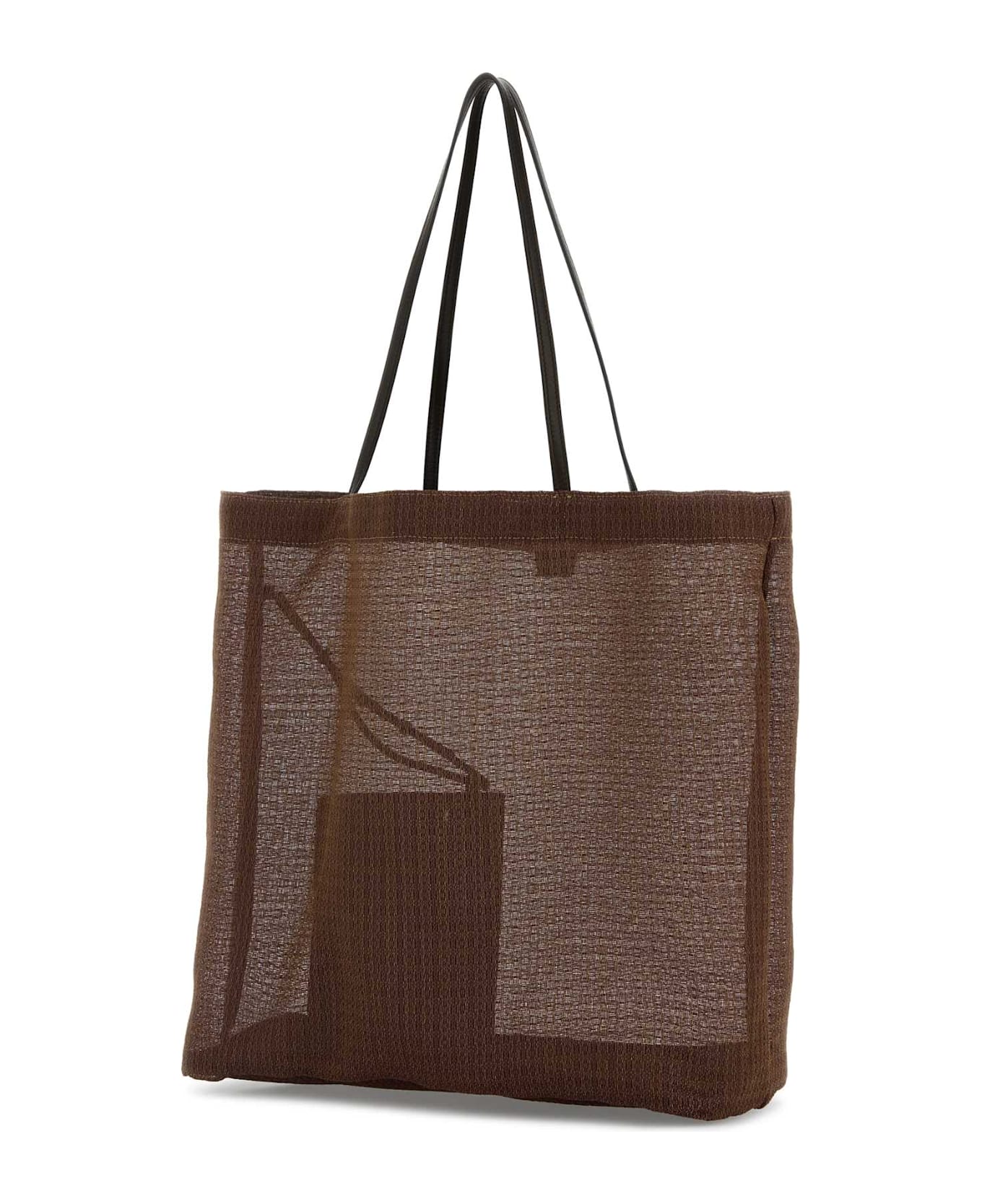 The Row Brown Mesh Barn Shopping Bag - ACERO ANS
