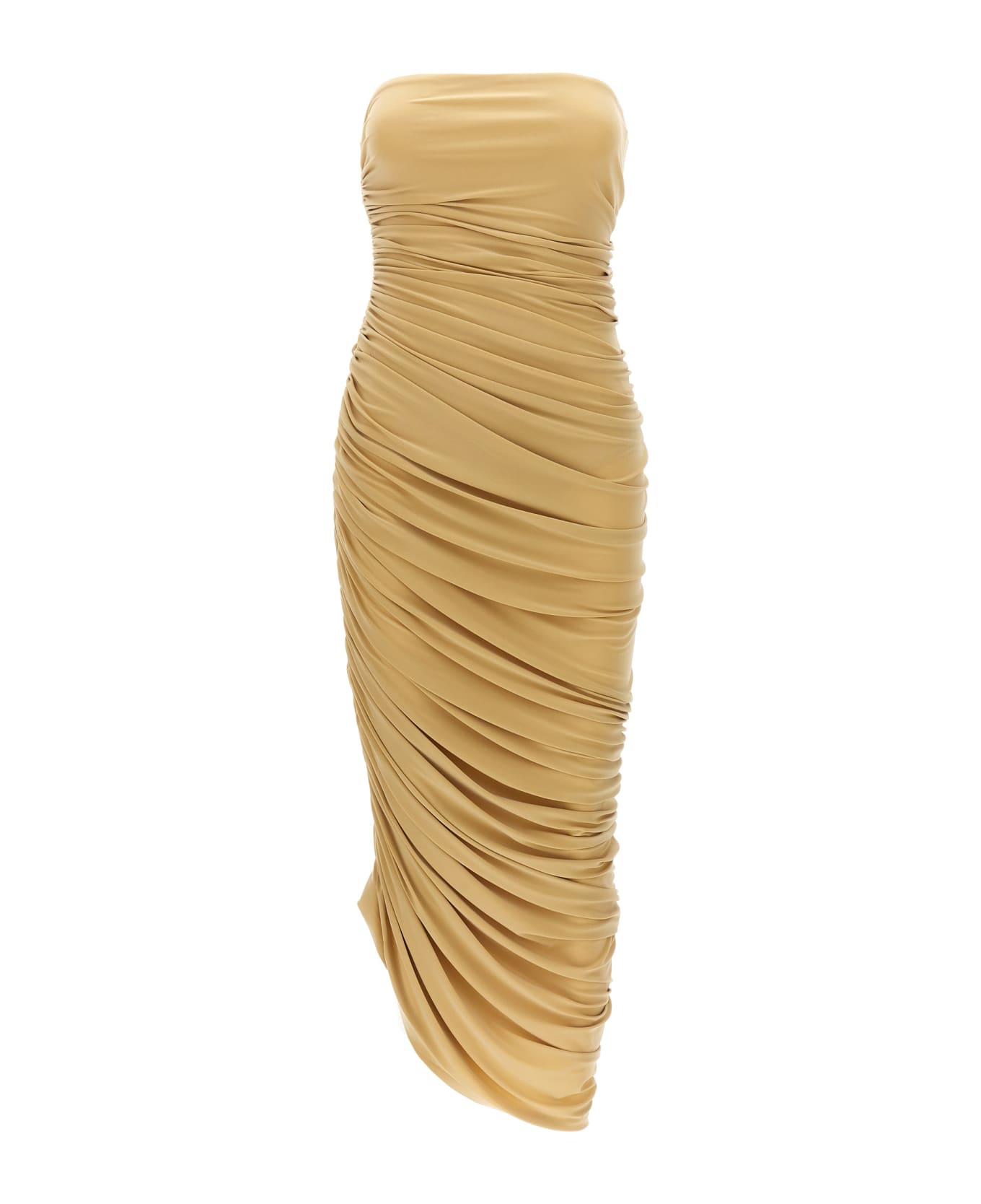 Norma Kamali 'diana Gown' Dress - Beige