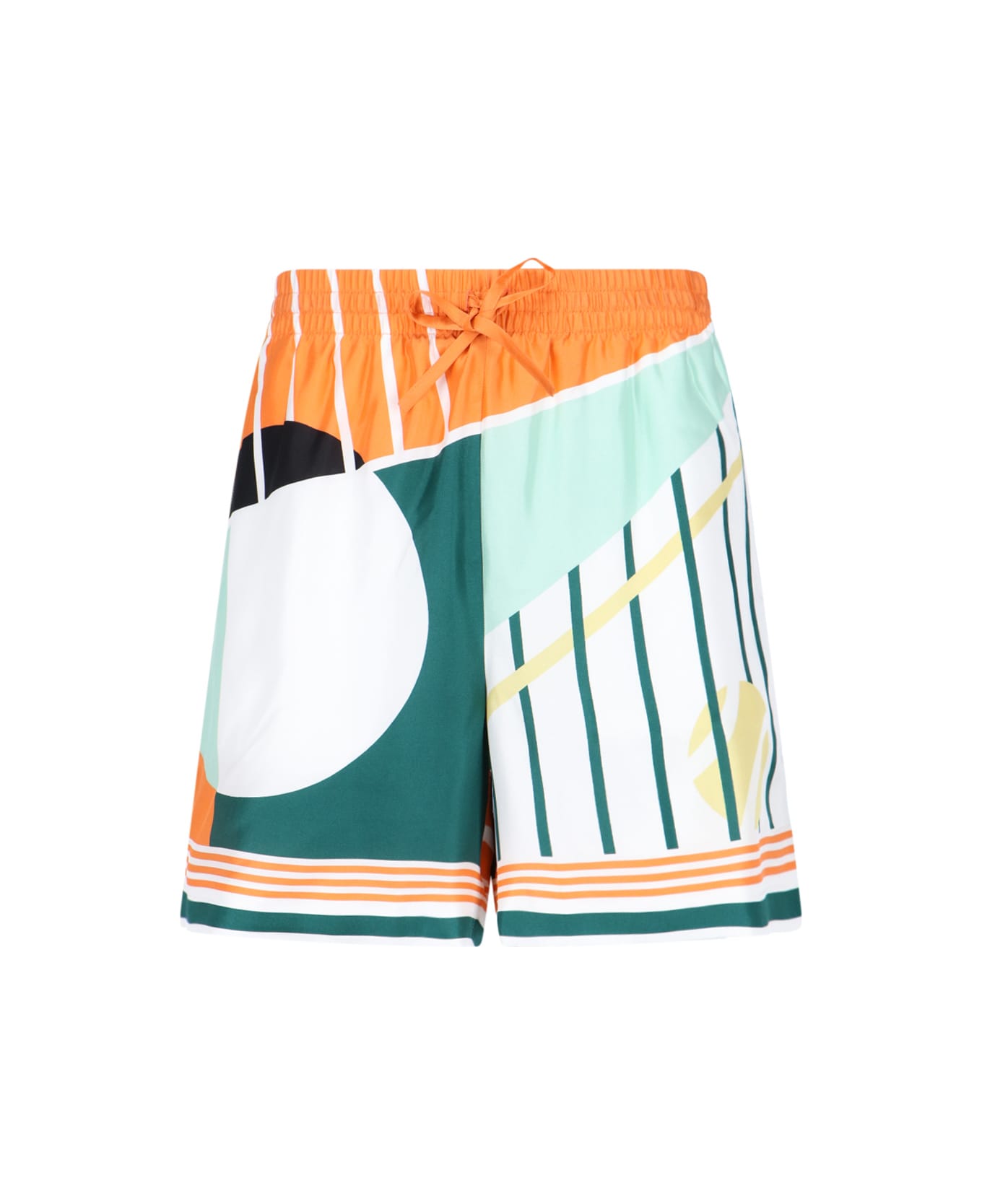 Casablanca 'court Abstrait' Shorts - Multicolor