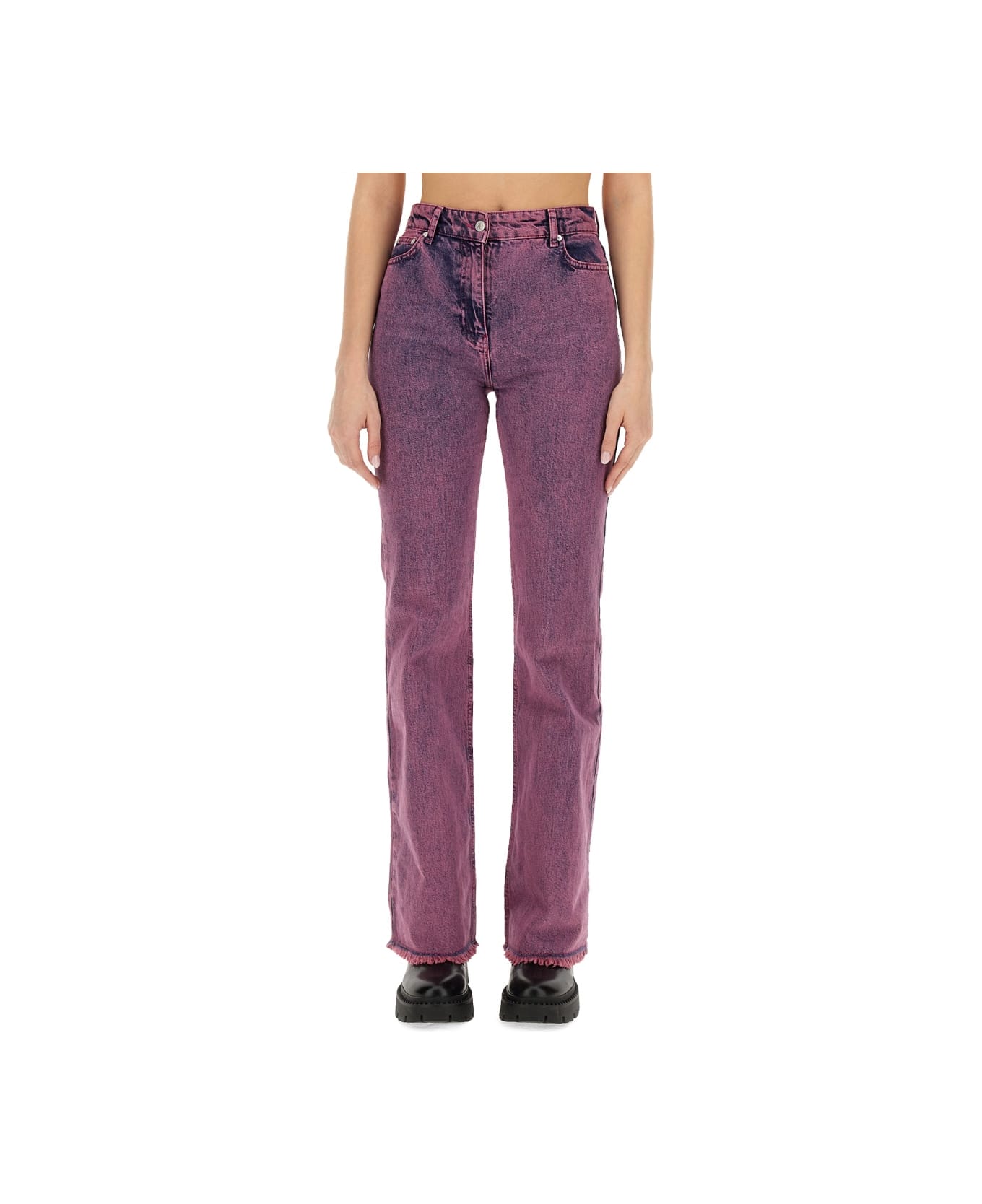 M05CH1N0 Jeans Flare Pant - PINK