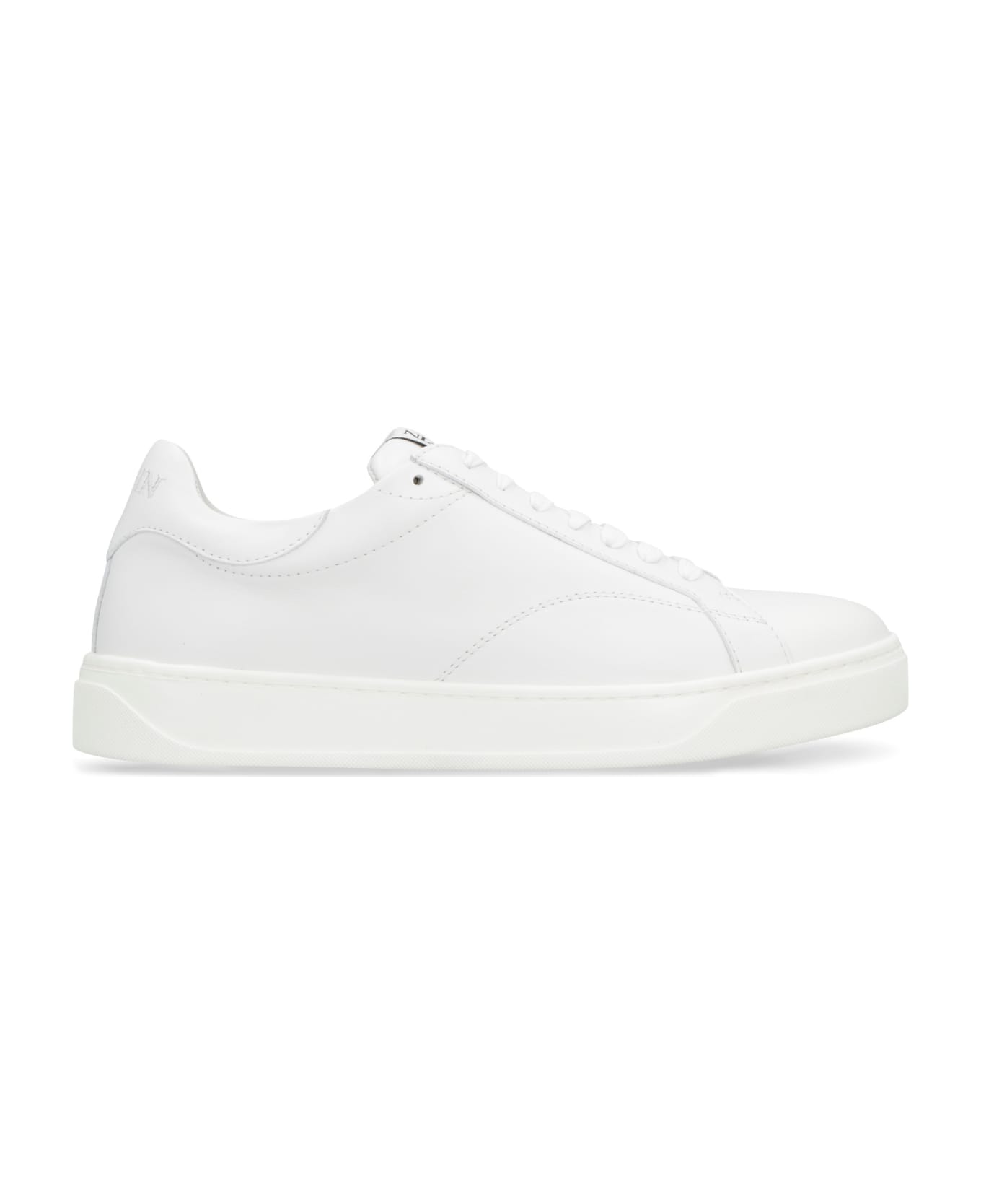 Lanvin Ddb0 Leather Low-top Sneakers - White