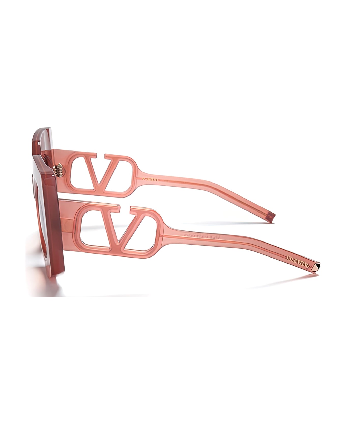 Valentino Eyewear V-soul - Pink / Gold Sunglasses - Black サングラス