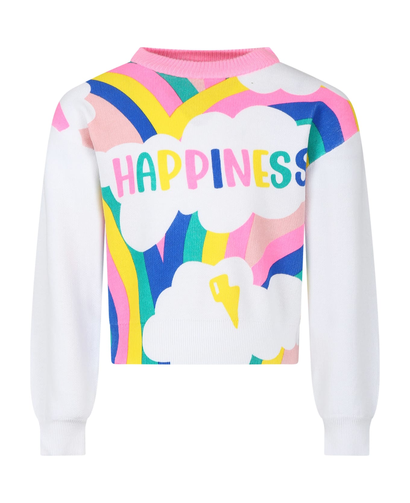 Billieblush Multicolored Sweater For Girl - Multicolor ニットウェア＆スウェットシャツ