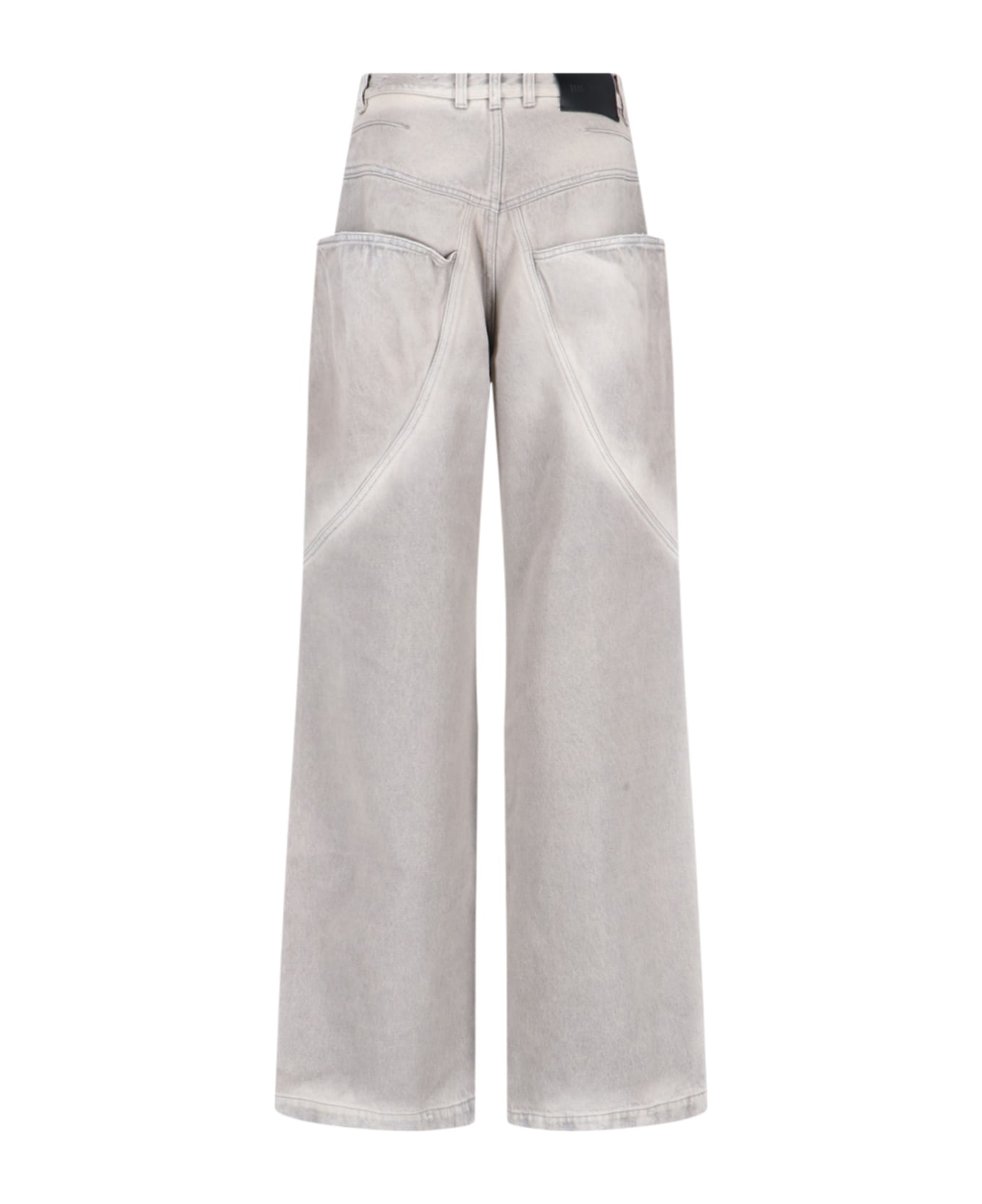 The Attico Long Palace Jeans - VINTAGE GREY