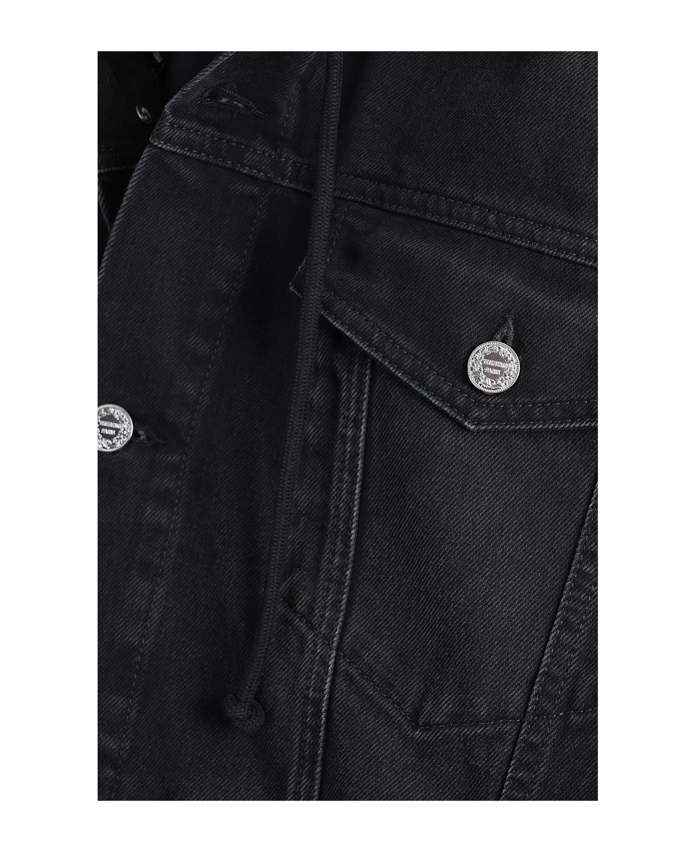 VETEMENTS Denim Jackets In Black Denim - black