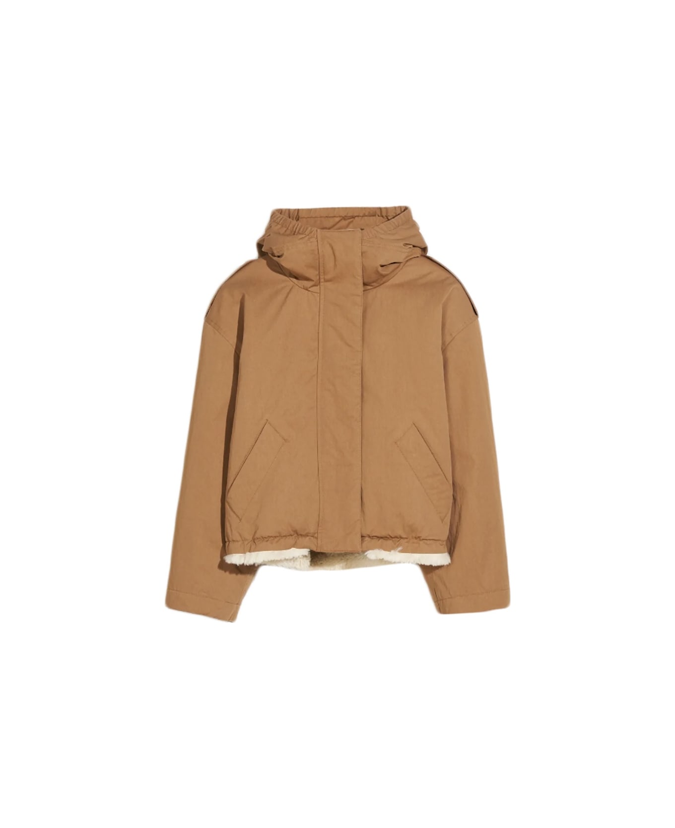 Bellerose Hooded Jacket - BEIGE