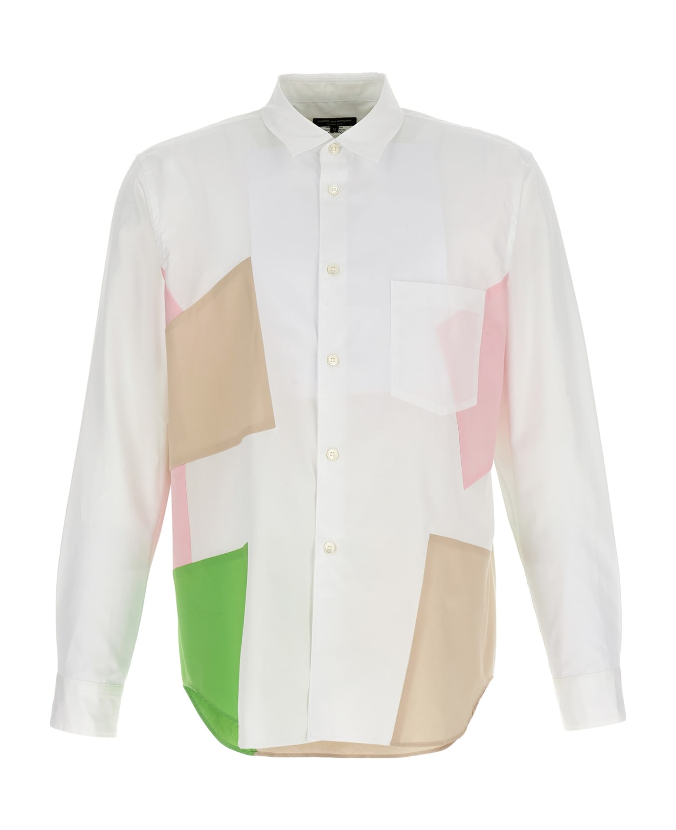 Comme Des Garçons Homme Plus Patchwork Shirt - Multicolor シャツ