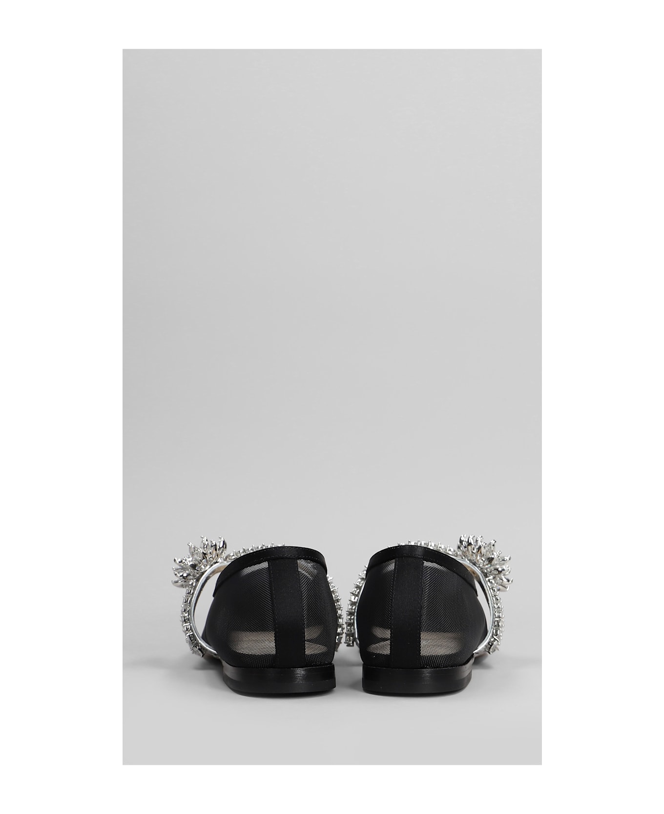 Mach 
Mach Ballet Flats In Black Fabric - black