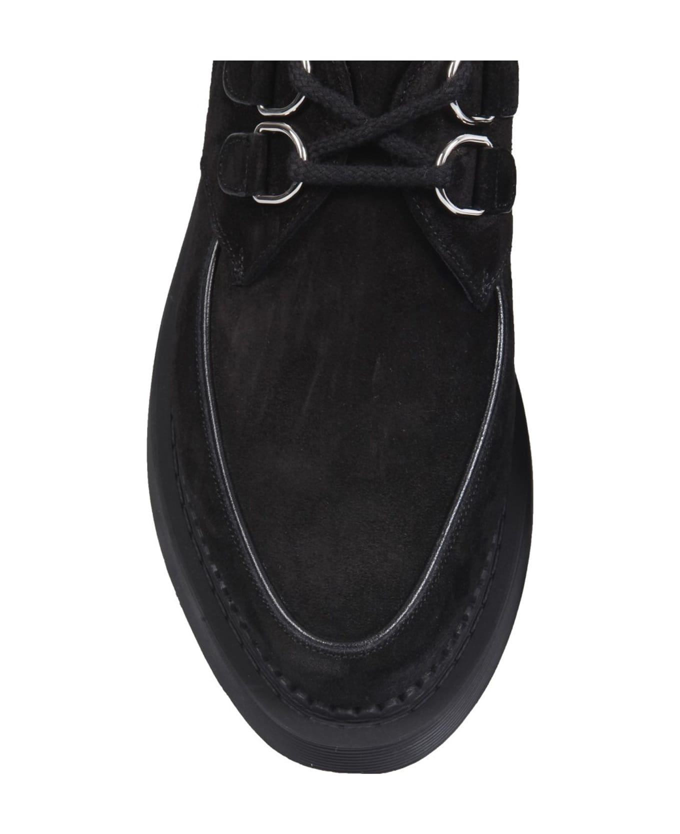 Saint Laurent Teddy Suede Derbies - Black