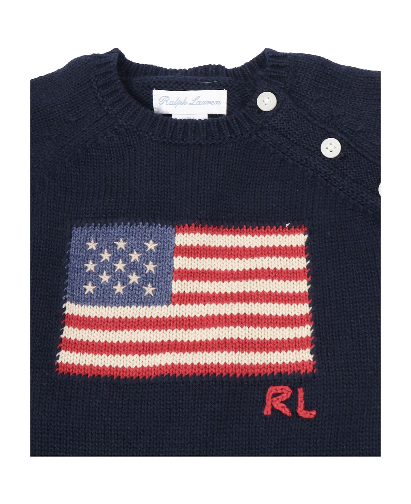 Polo Ralph Lauren Flag-one Piece-coverall - BLUE