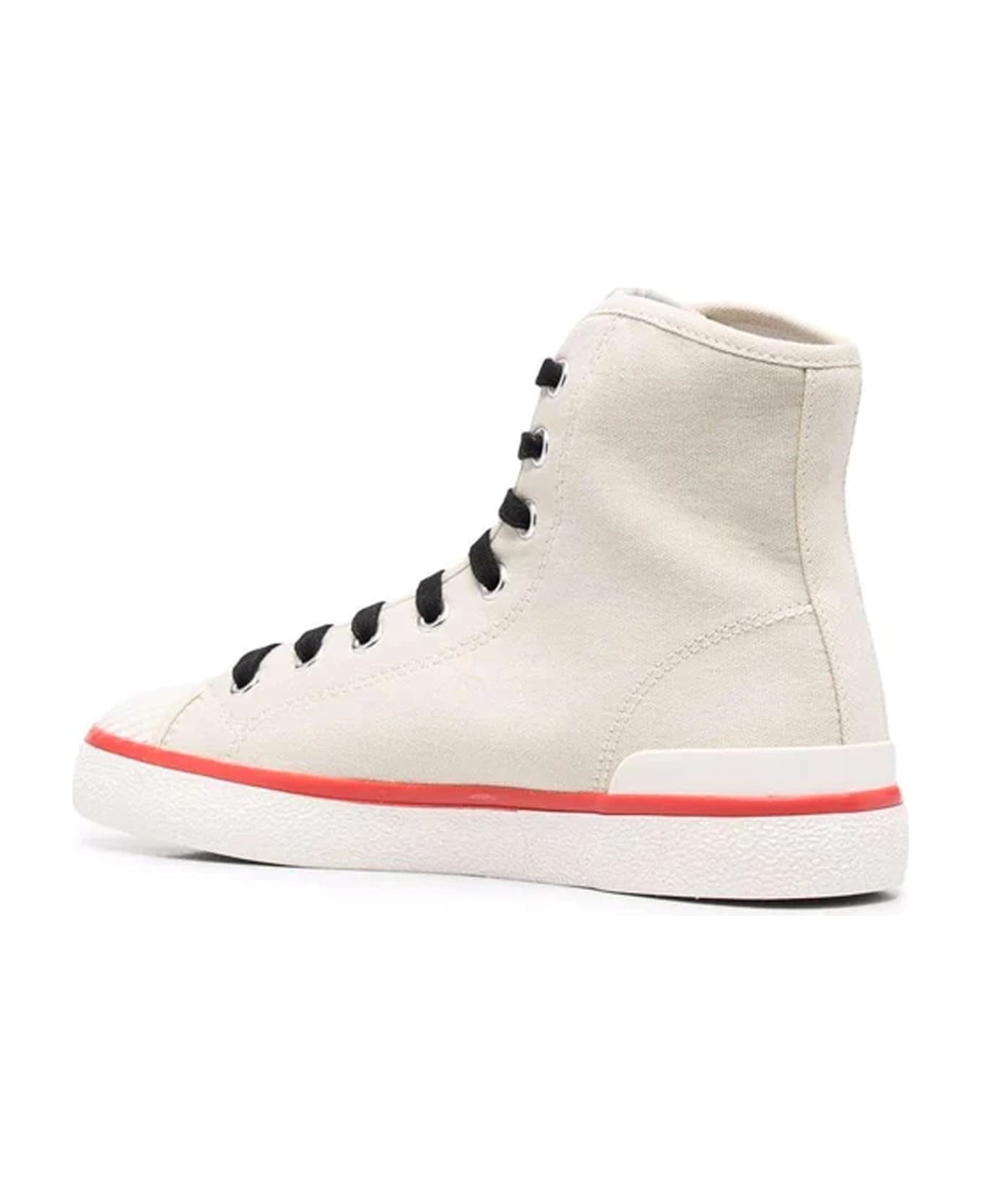 Isabel Marant Logo Canvas Sneakers - Beige
