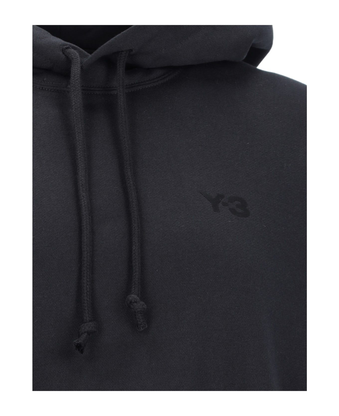 Y-3 'terry' Hoodie - Black