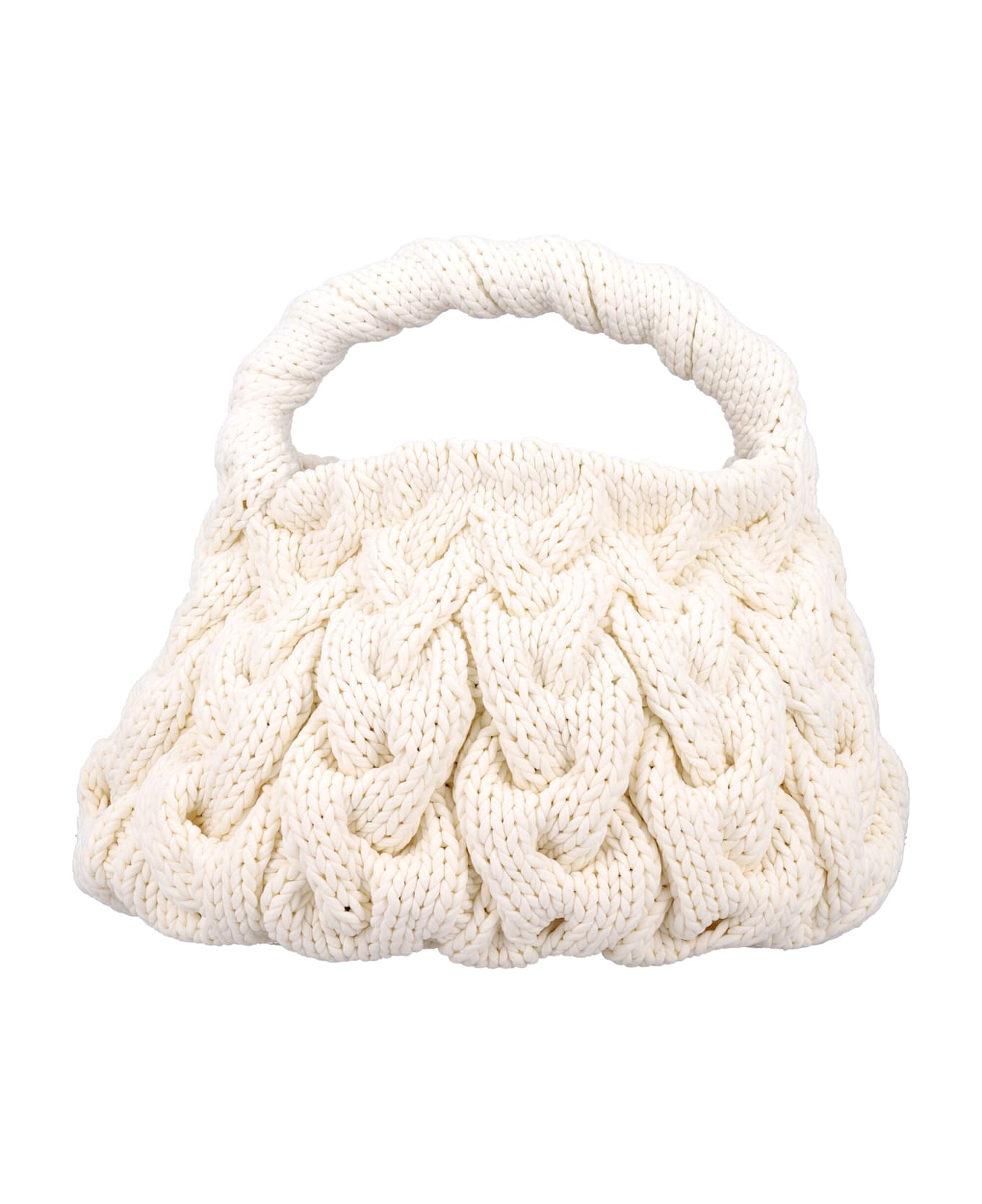 J.W. Anderson Cable Knit Bag - off white