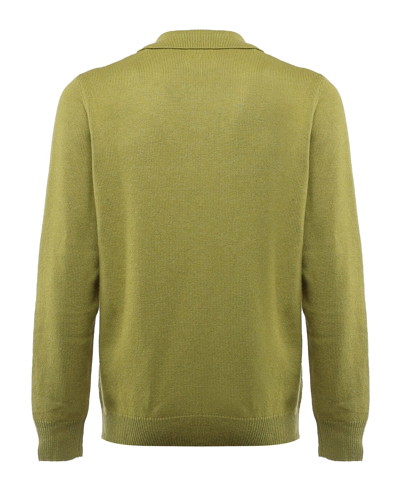MC2 Saint Barth Long-sleeved Polo Shirt - Pistachio