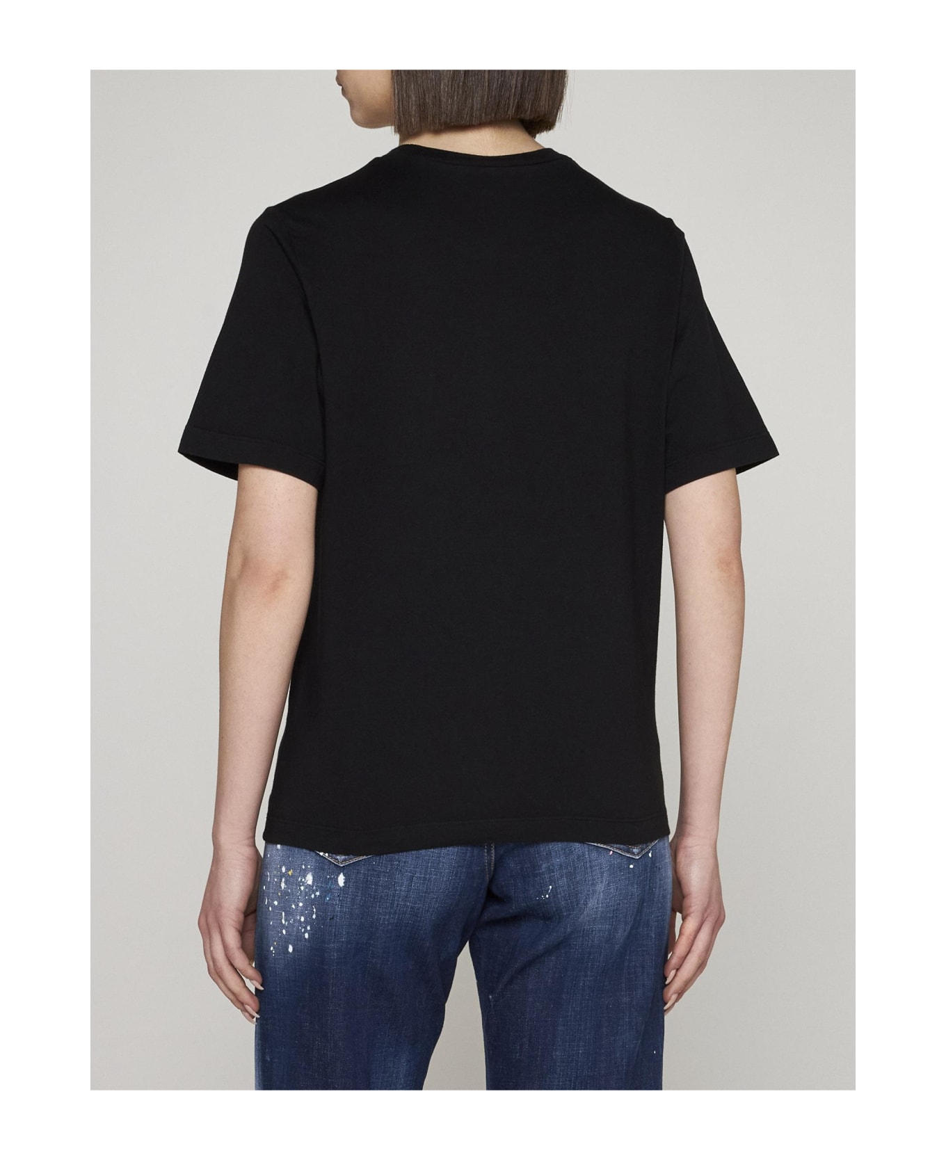 Dsquared2 Logo Cotton T-shirt - Black