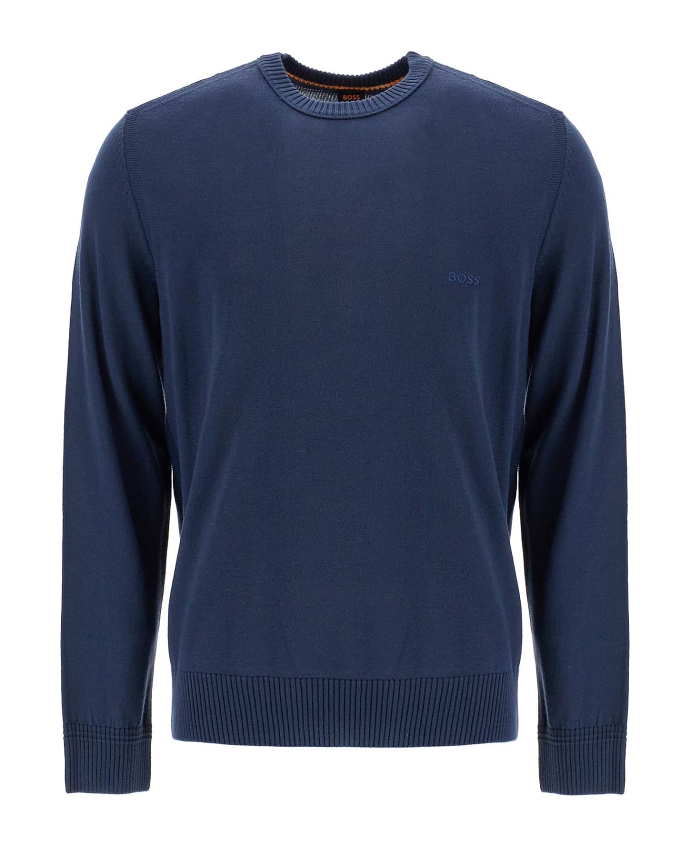 Hugo Boss 'avac Wool Blend Pullover - OPEN BLUE (Blue)