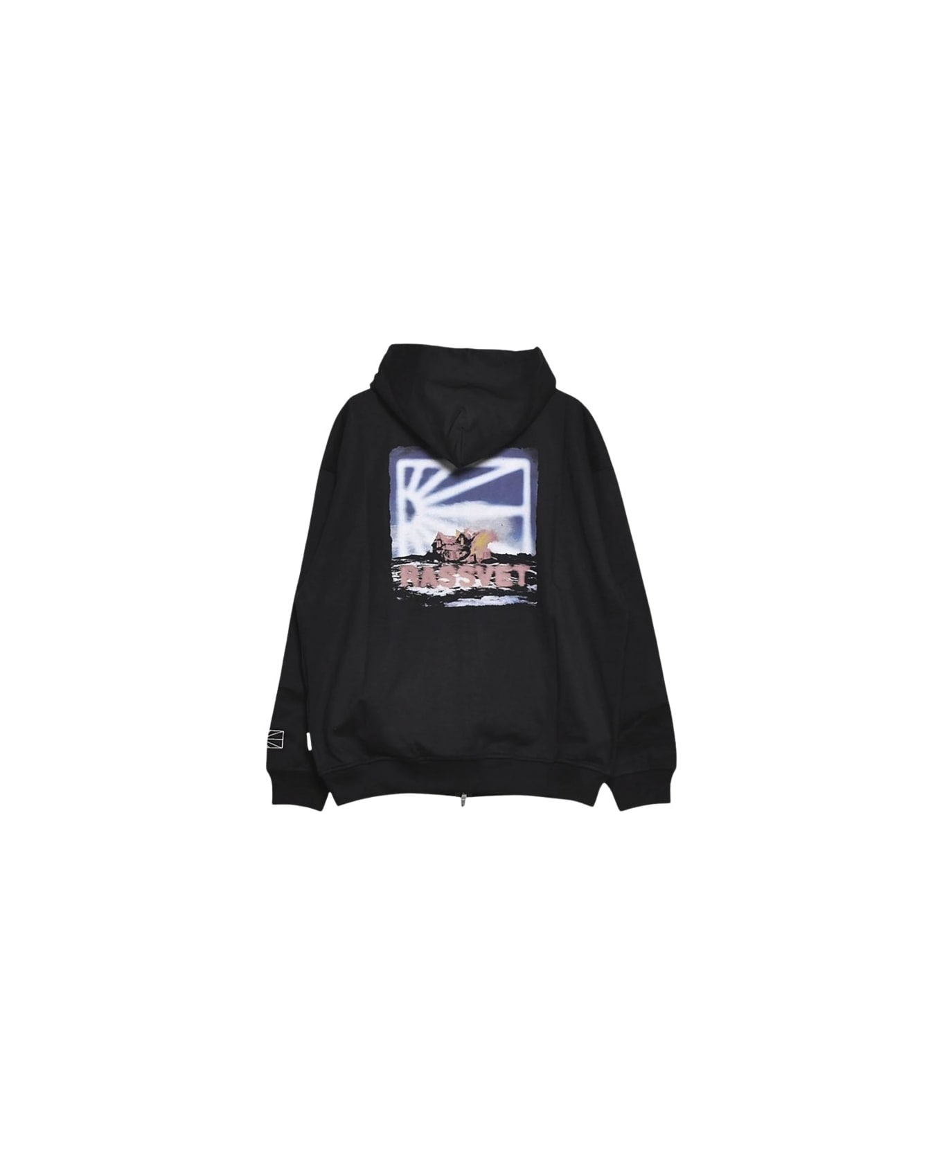 Rassvet House Zip Hoodie - Black