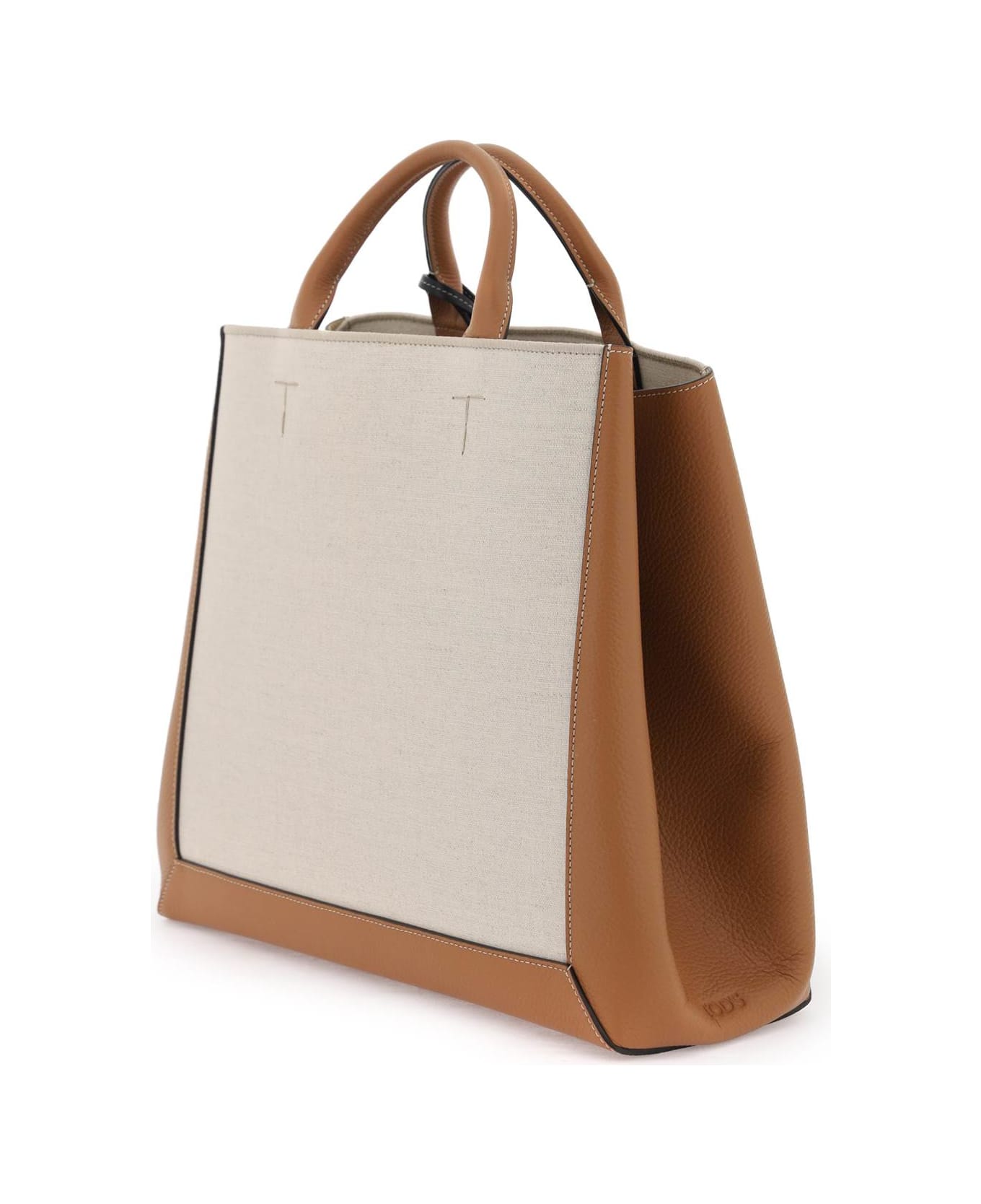 Tod's Shopping Bag - MASTICE KENIA SC NERO (Beige)