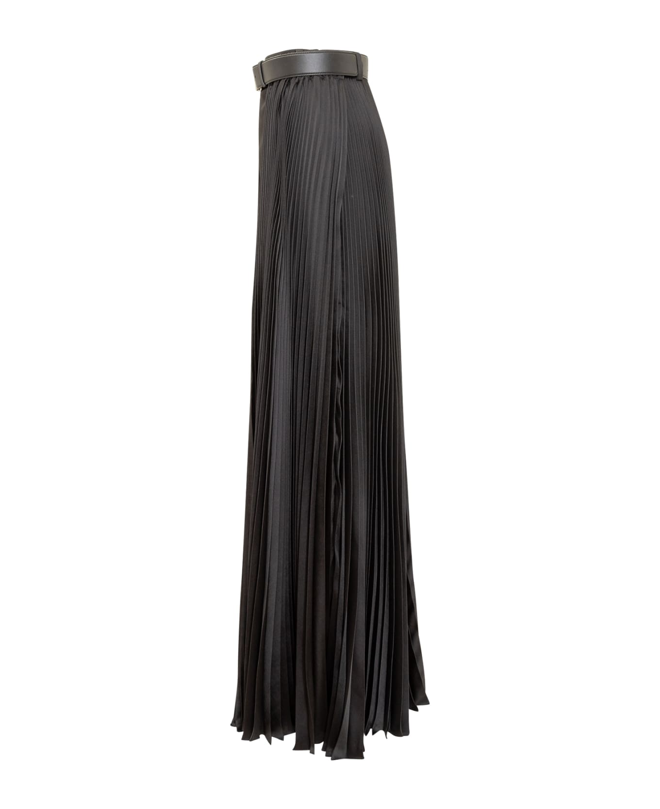 Peter Do Belted Pleated Skirt - BLACK