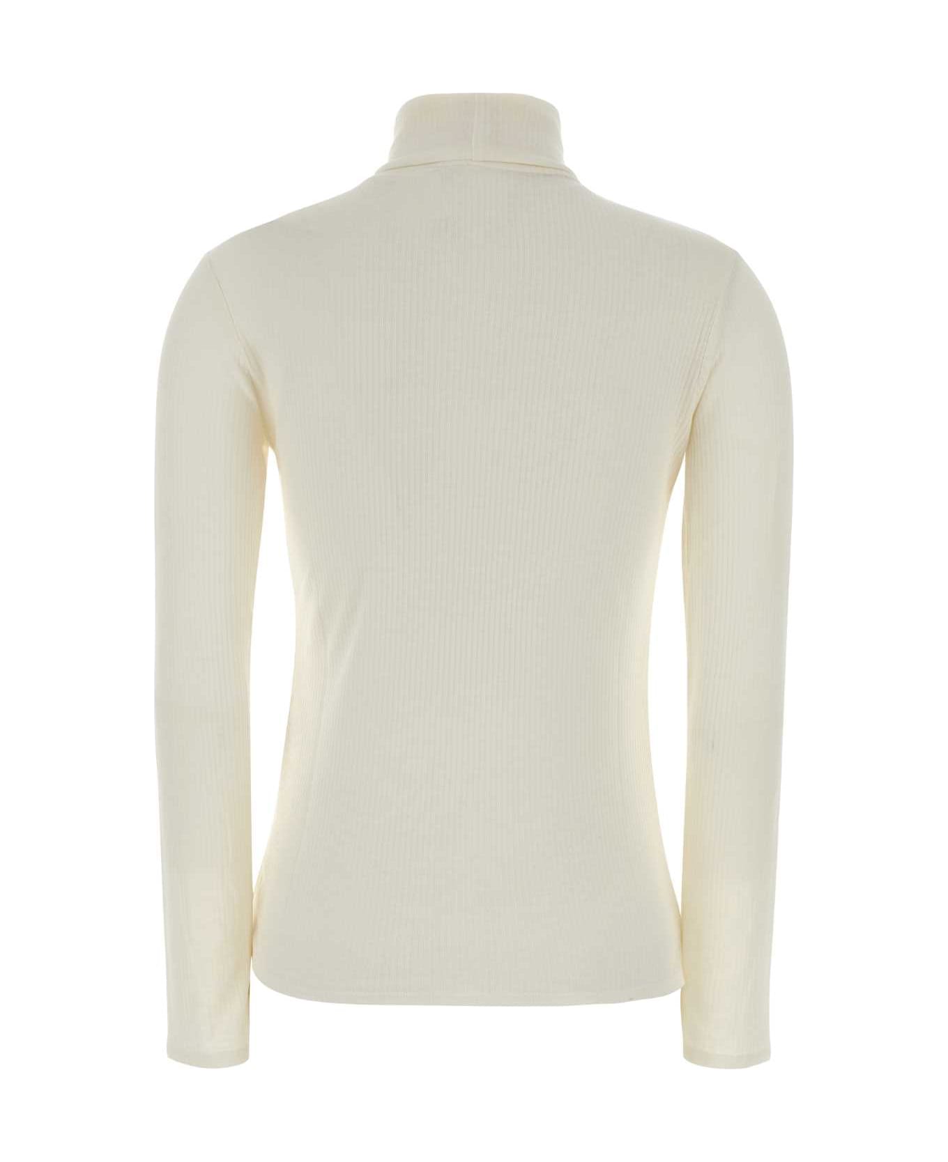 Loulou Studio Ivory Viscose Blend Gallinara Sweater - IVORY