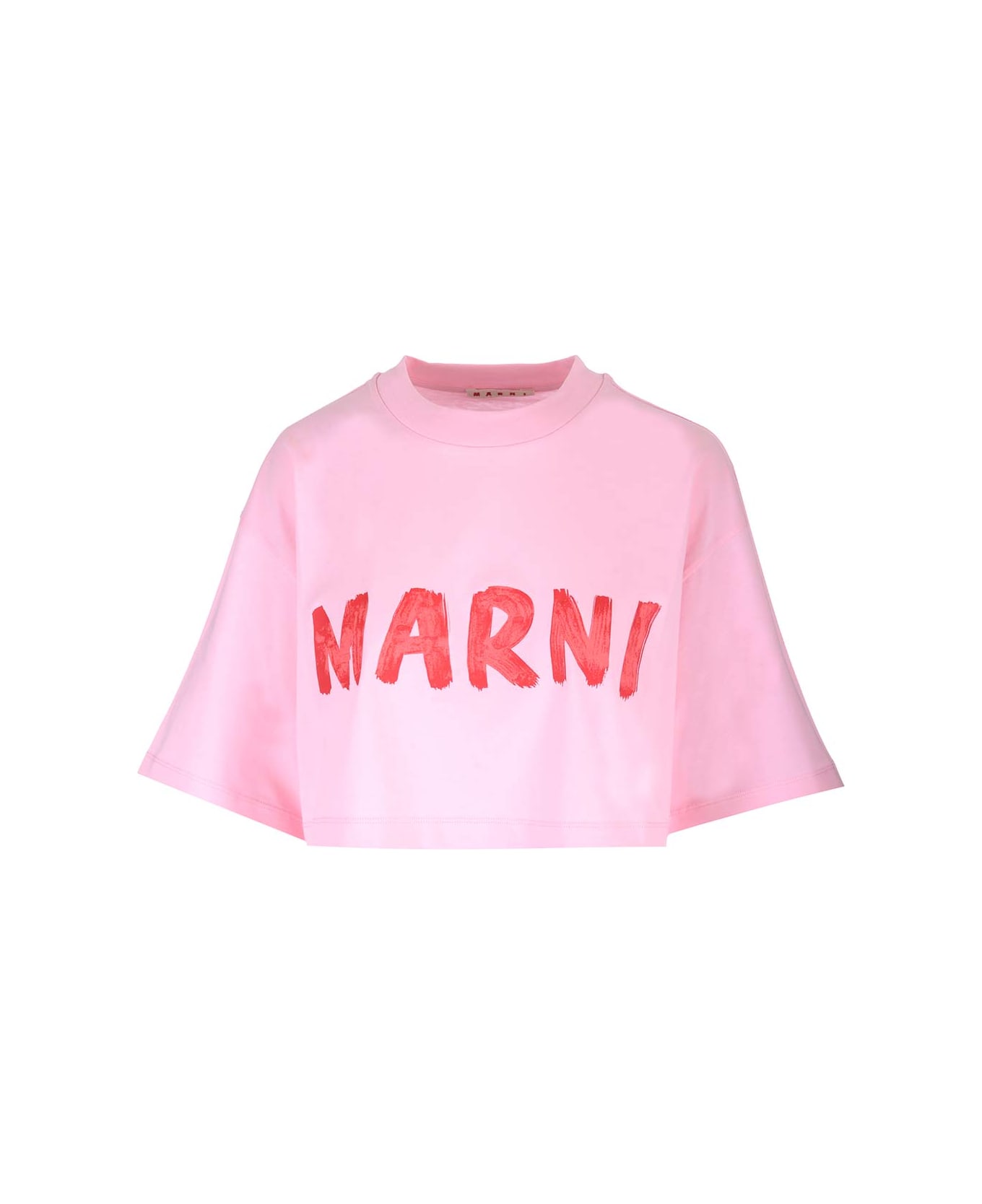 Marni Cropped T-shirt - Rosa トップス