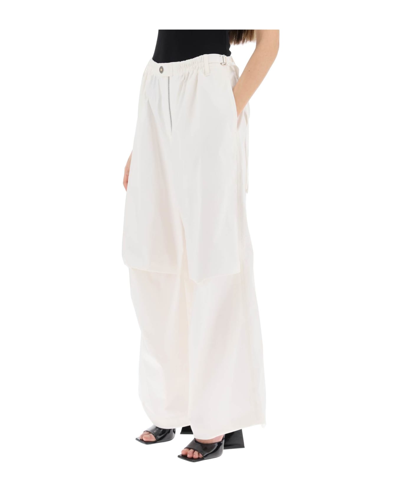 Dion Lee Oversized Parachute Pants - IVORY (White)