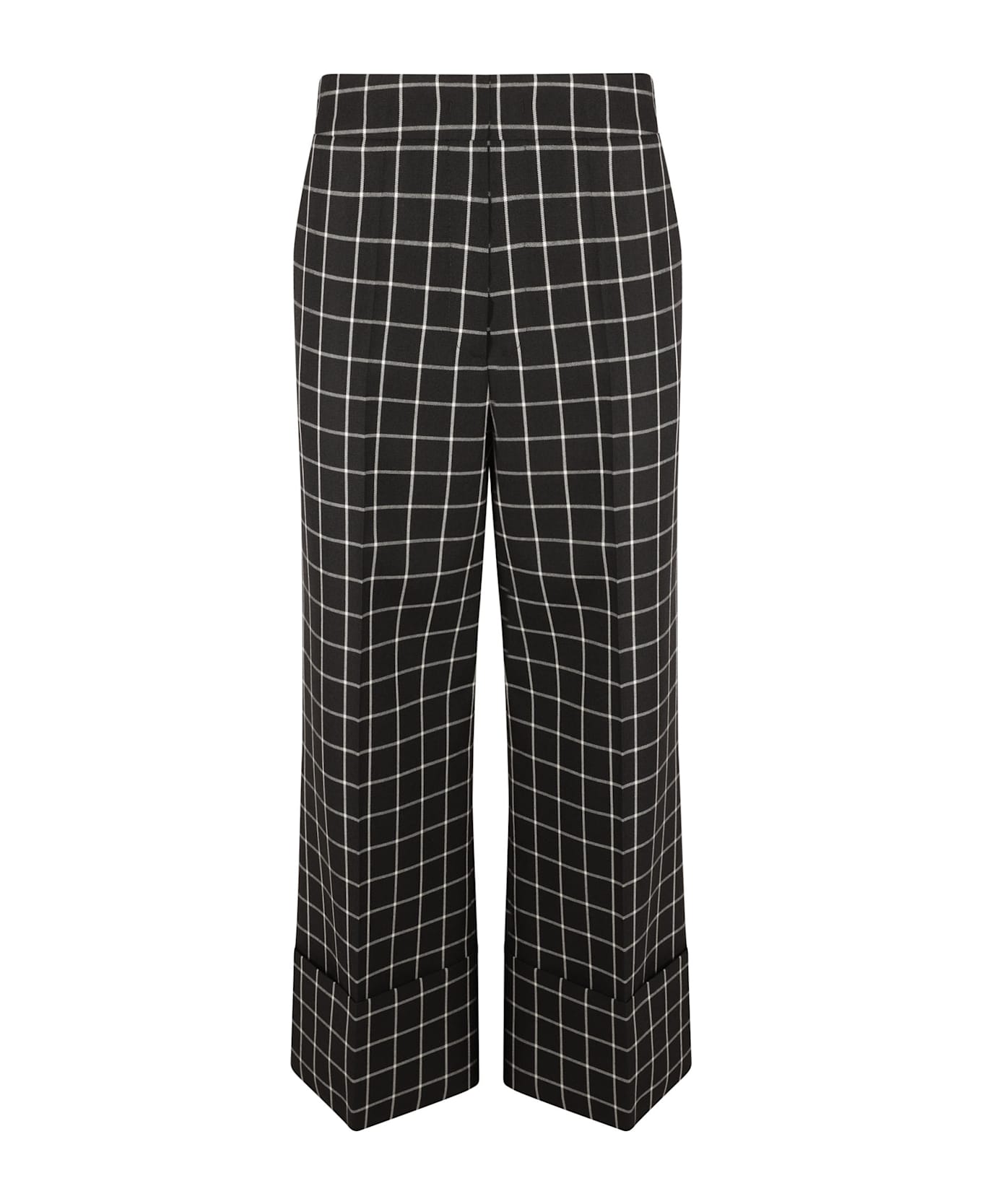Valentino Garavani Printed Trousers - Black/Ivory