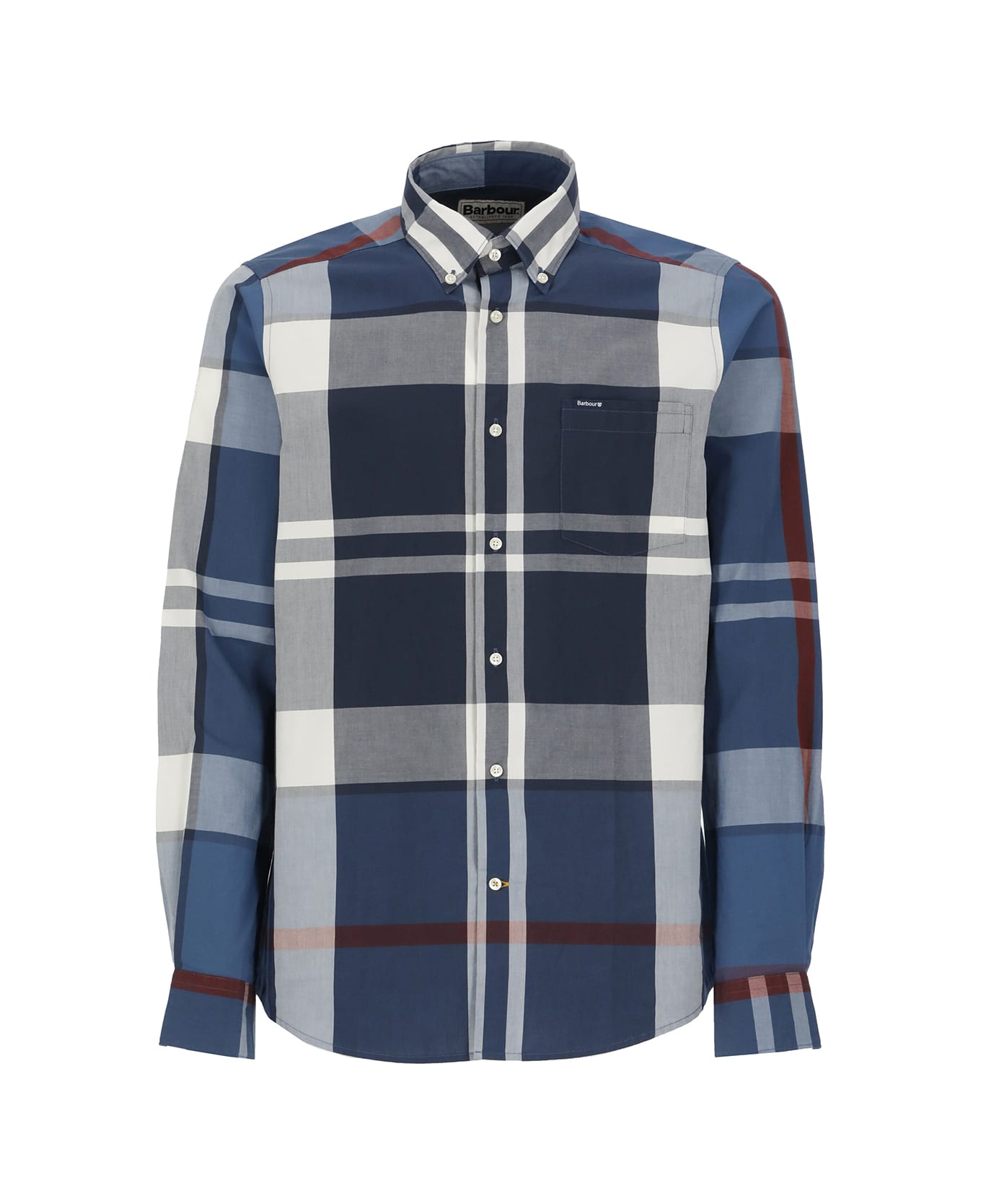 Barbour Shirt With Tartan Pattern - NAVY