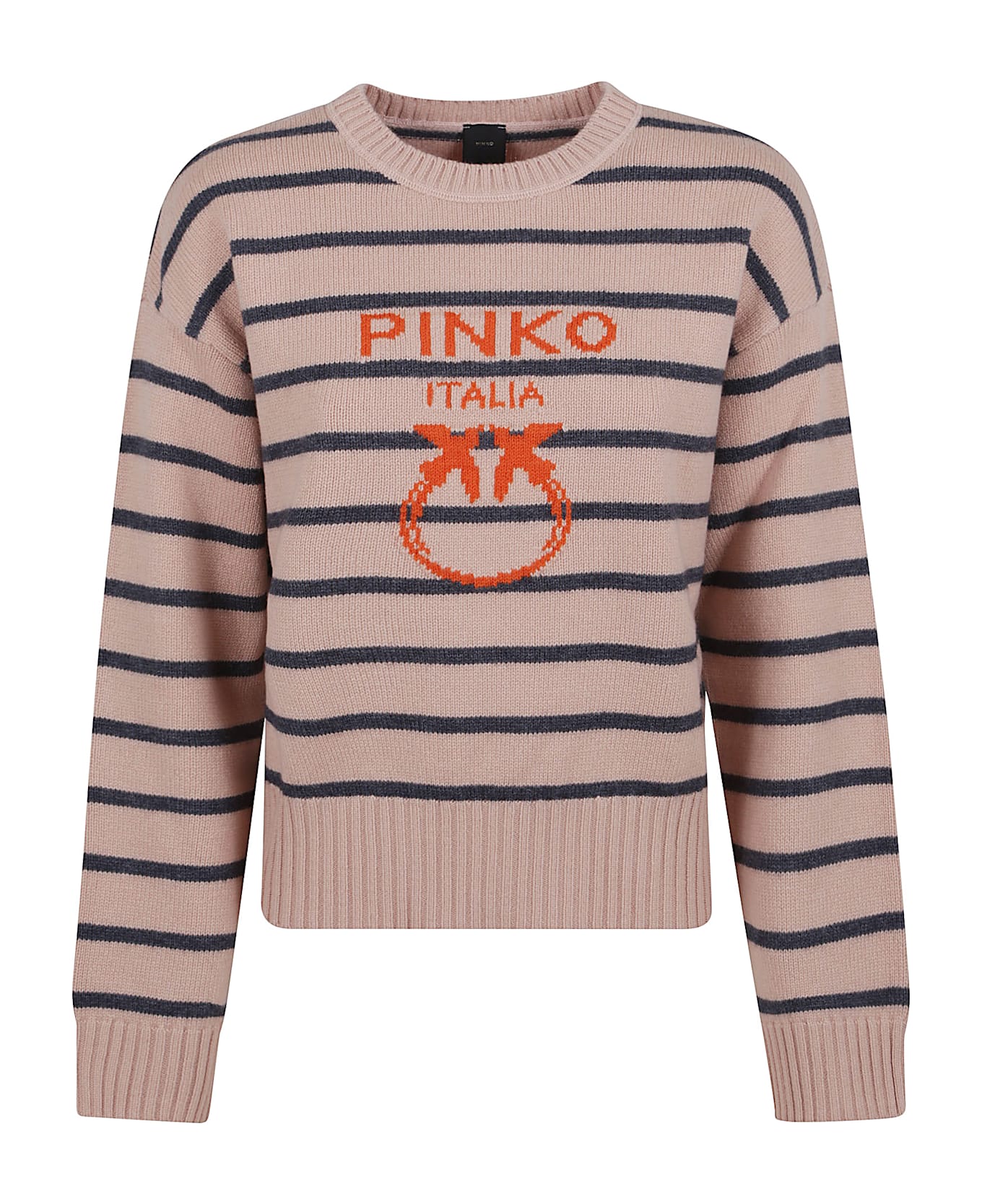 Pinko New Burgos Stripes Mariniere 1 - Cia Nudo Grigio Arancio