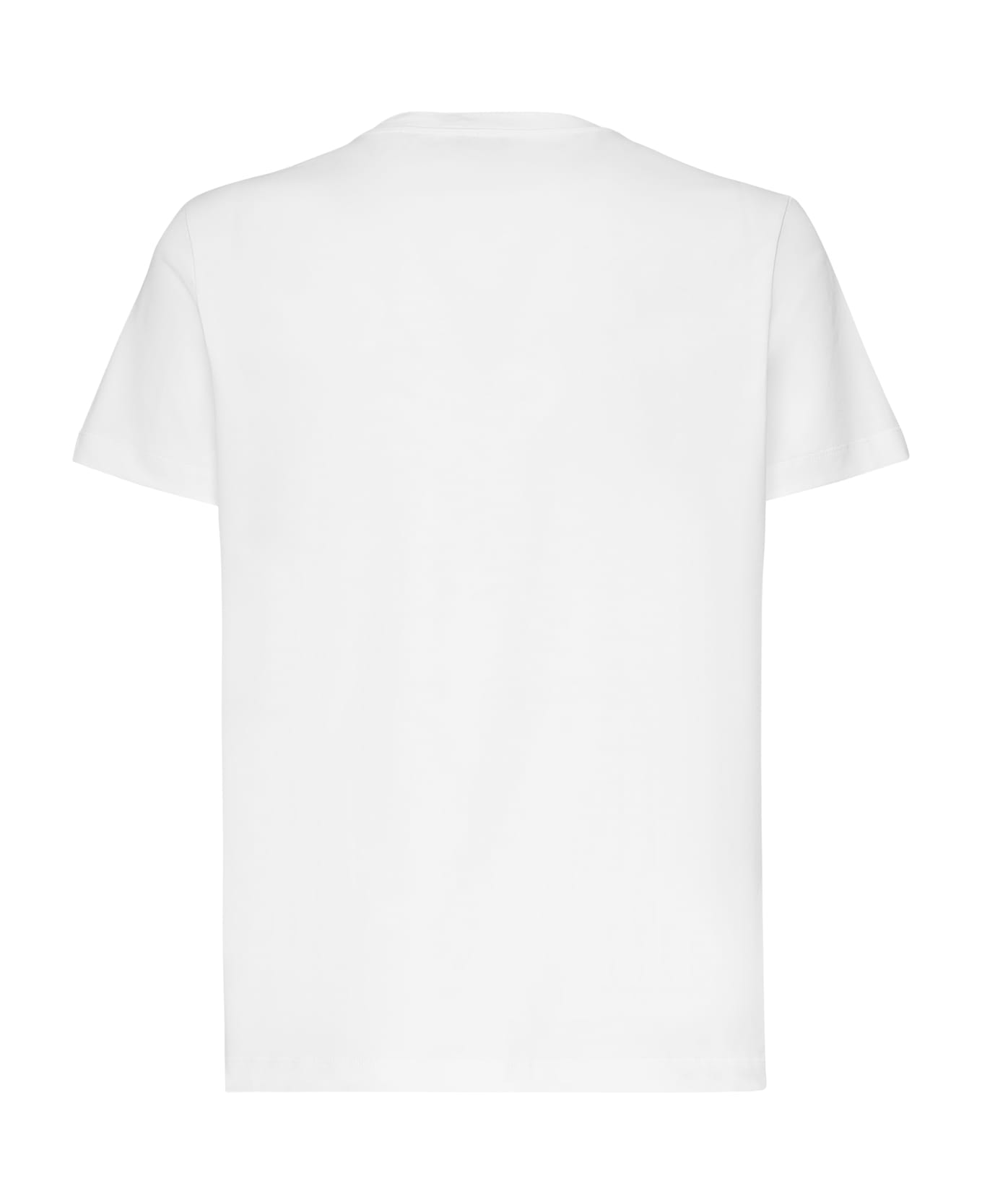Dondup Jersey T-shirt With Logo - White