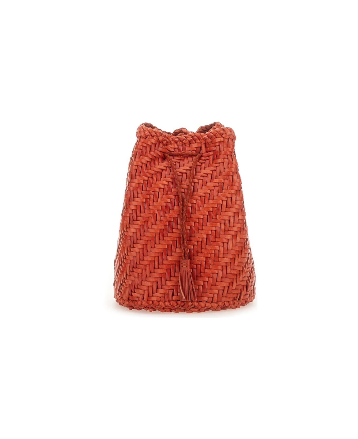 Dragon Diffusion "pompom Double Jump Tan" Bag - ORANGE