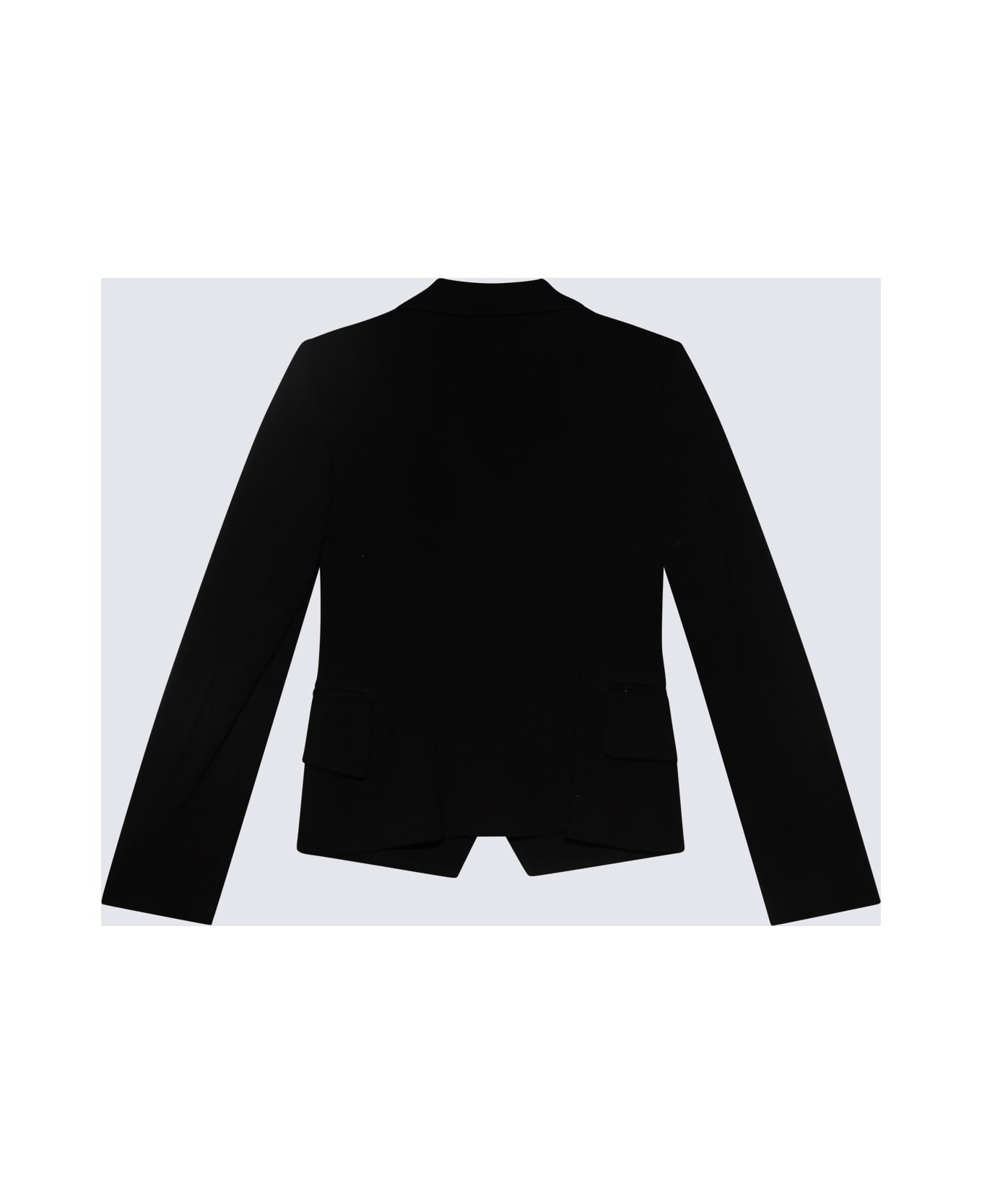Balmain Black Viscose Blend Blazer - Nero コート＆ジャケット