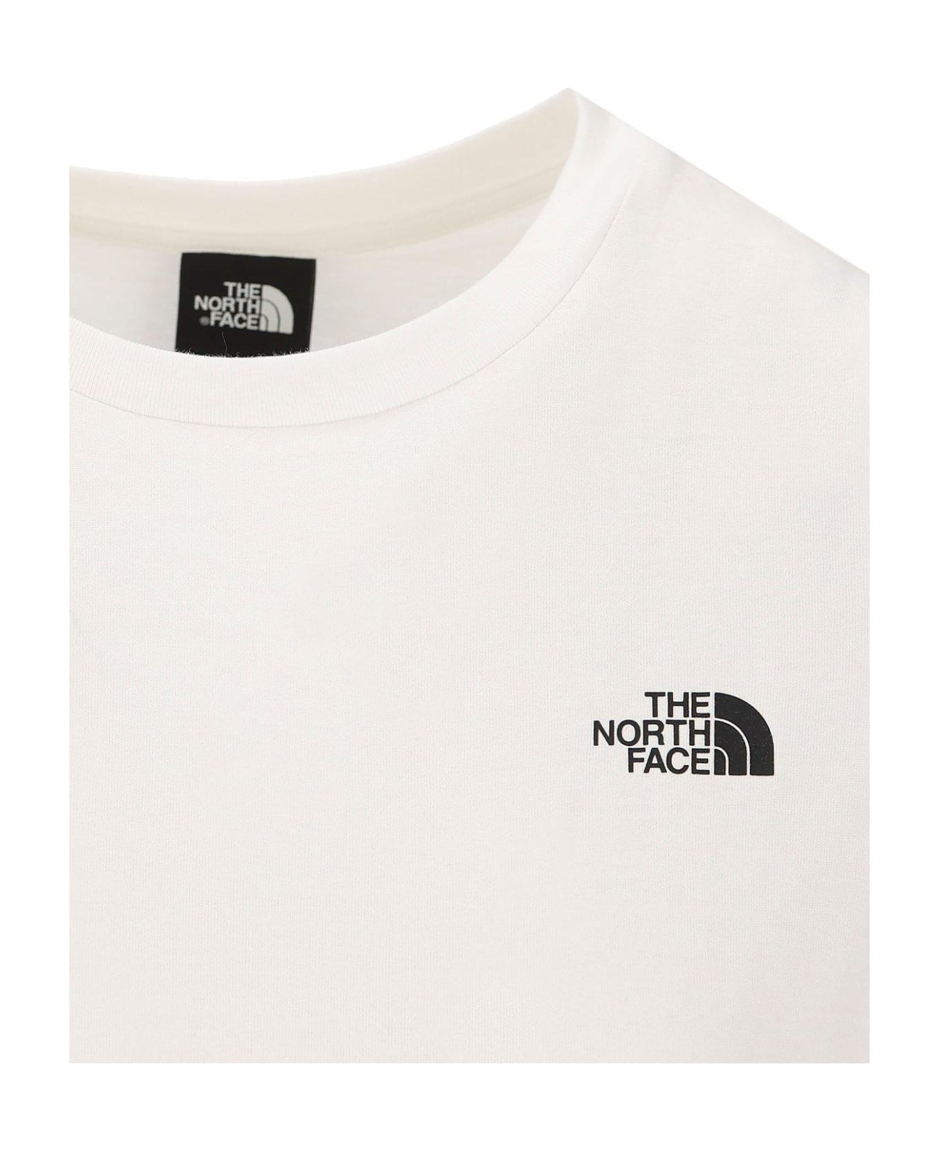 The North Face Logo Printed Crewneck T-shirt - Tnf White