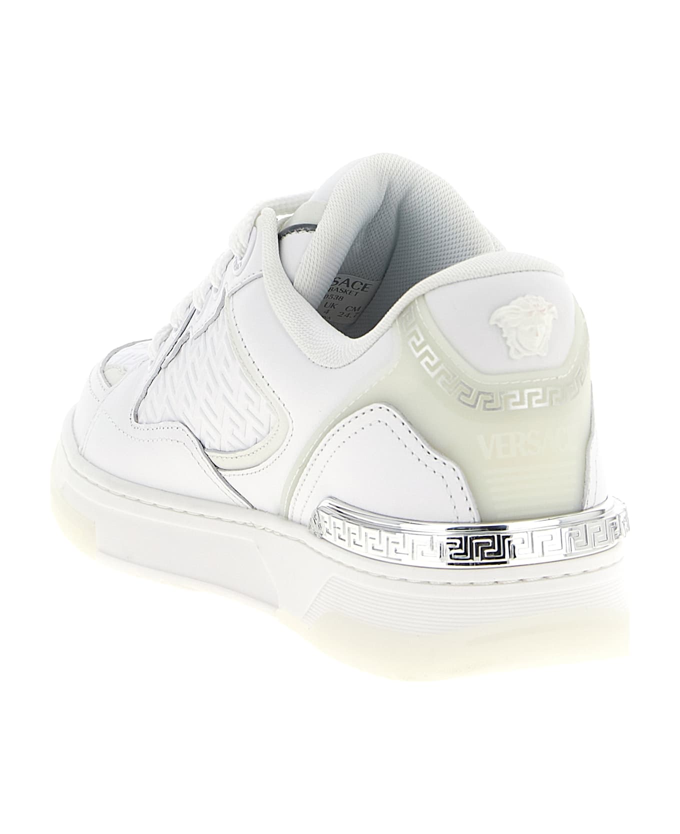 Versace 
biggie Basket
 Sneakers - White