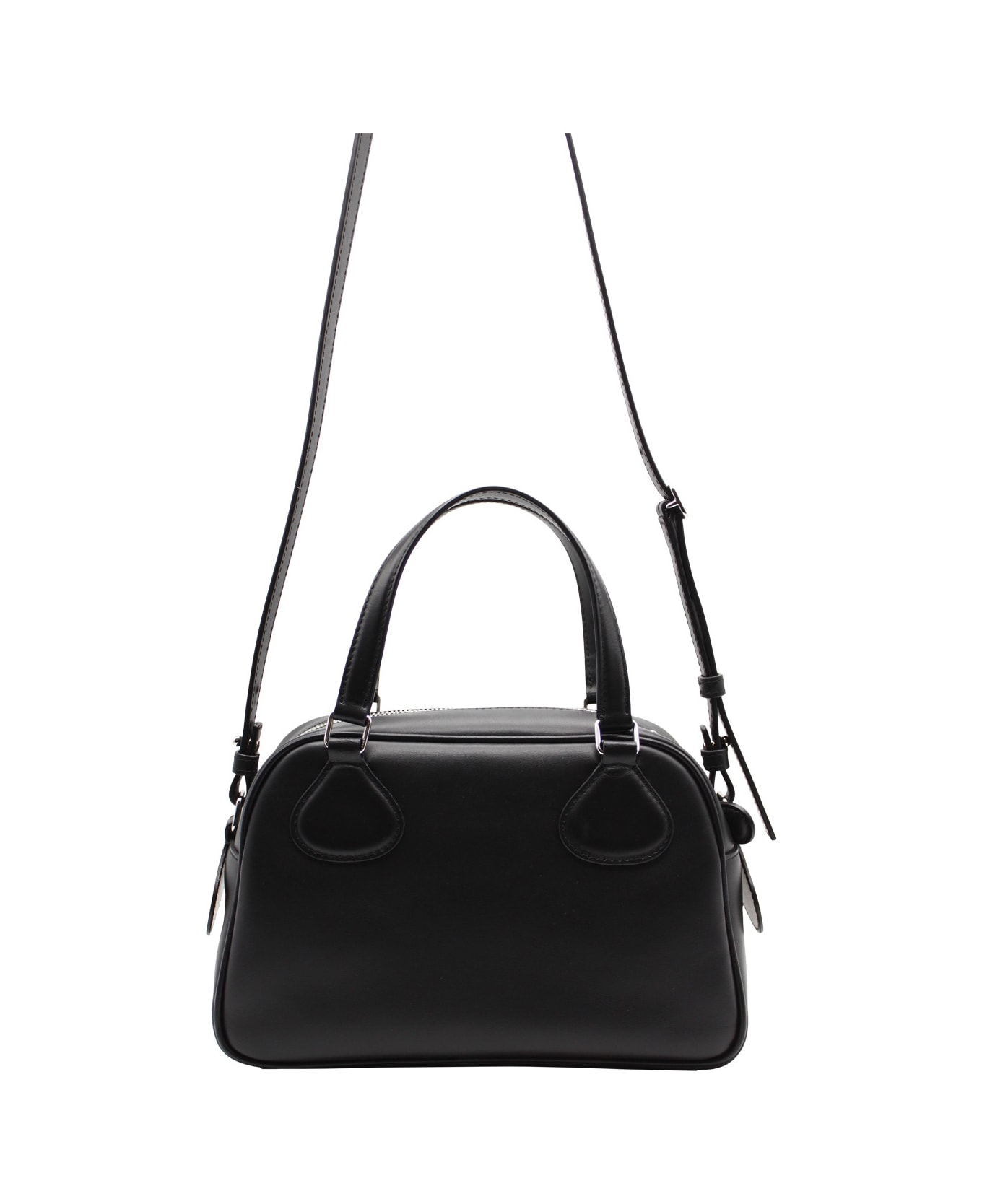 Courrèges Lacleather Bowling Bag - Black トートバッグ