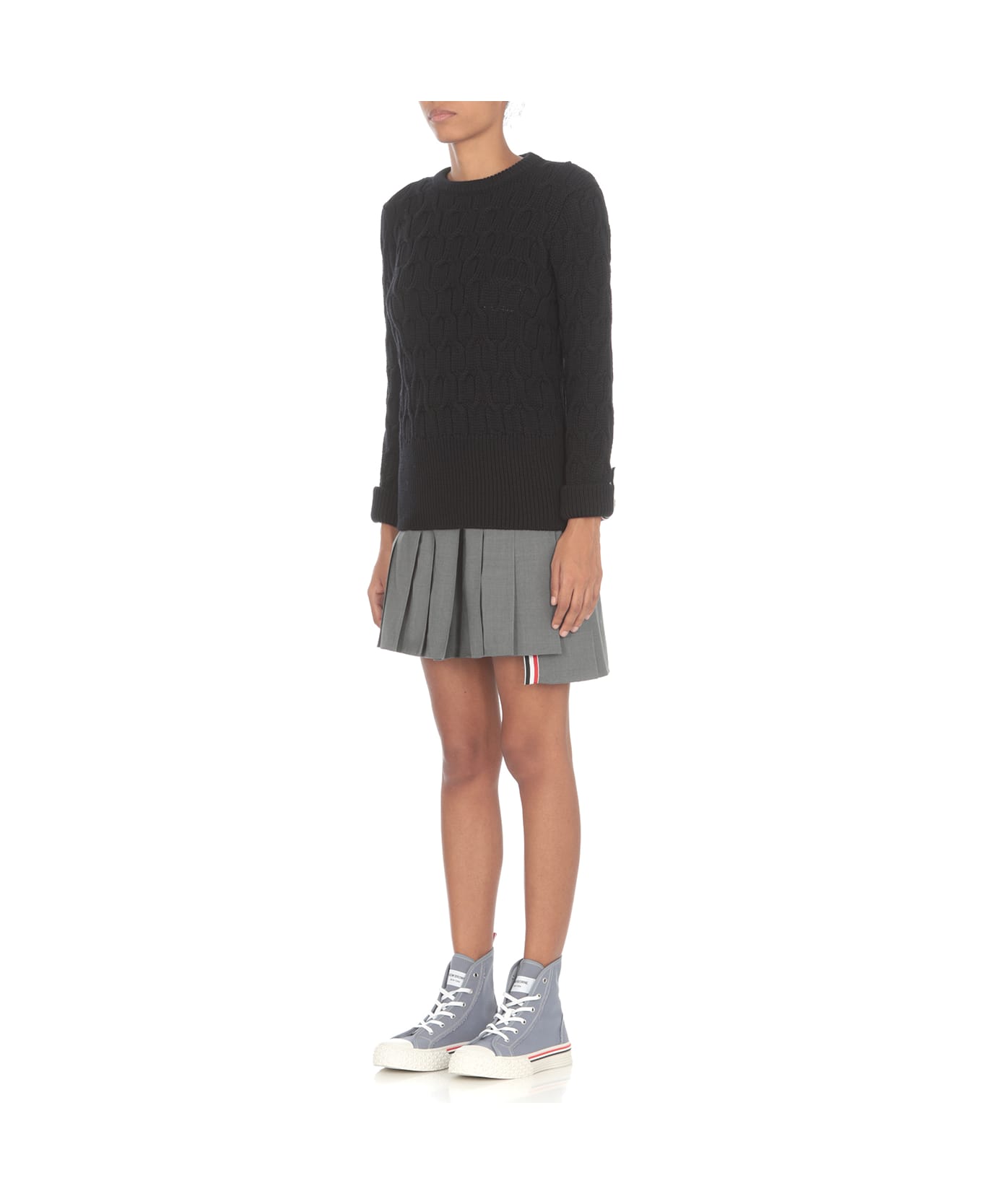 Thom Browne '4 Bar Skirt - Grey